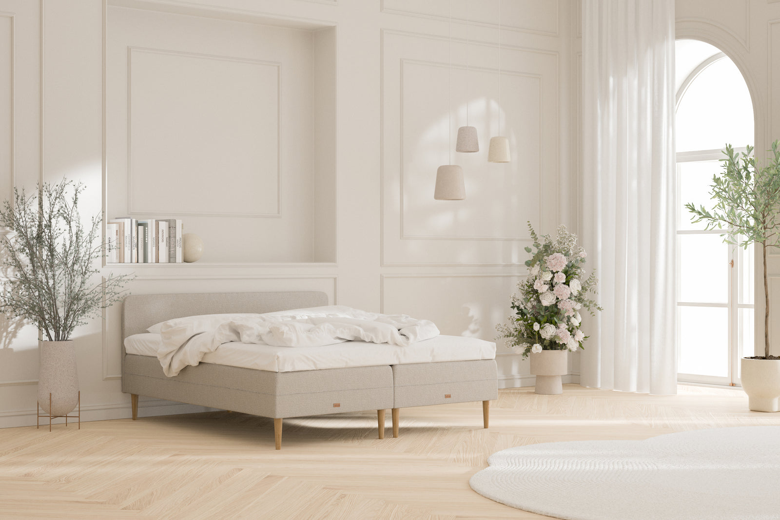 SÖVNN Asta Seng - 140x200 - Sand