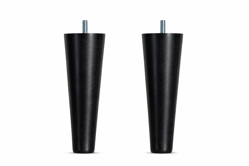 Sengeben - Birk Sort - 18 cm - Sæt à 8 stk.
