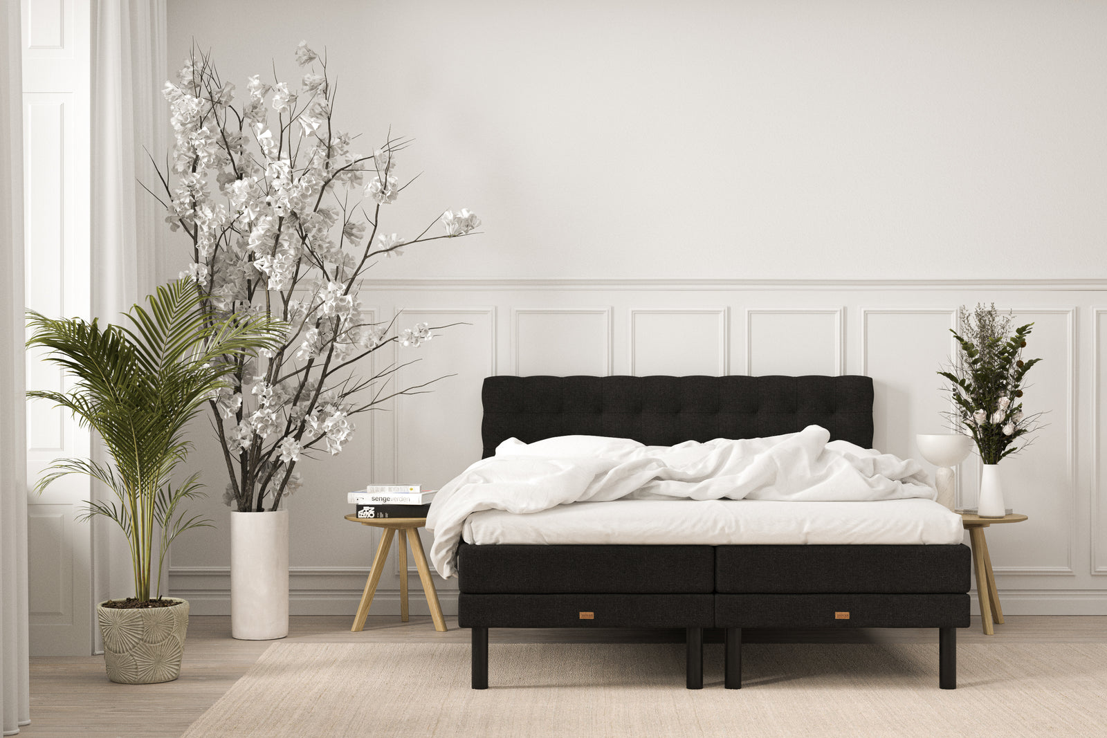 SÖVNN Deluxe Elevationsseng - 160x200 - Sort