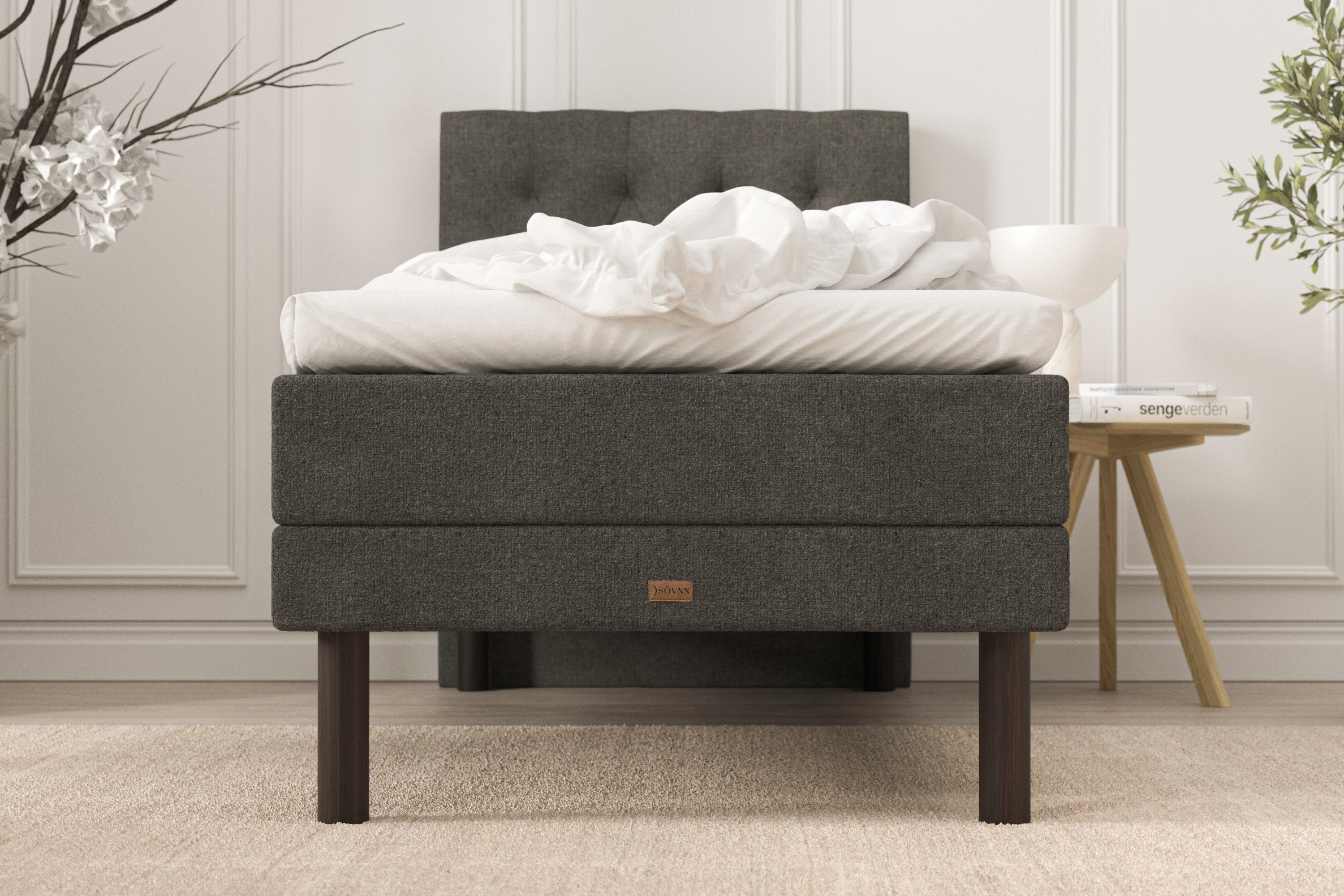 SÖVNN Deluxe Elevationsseng - 90x200 - Grå