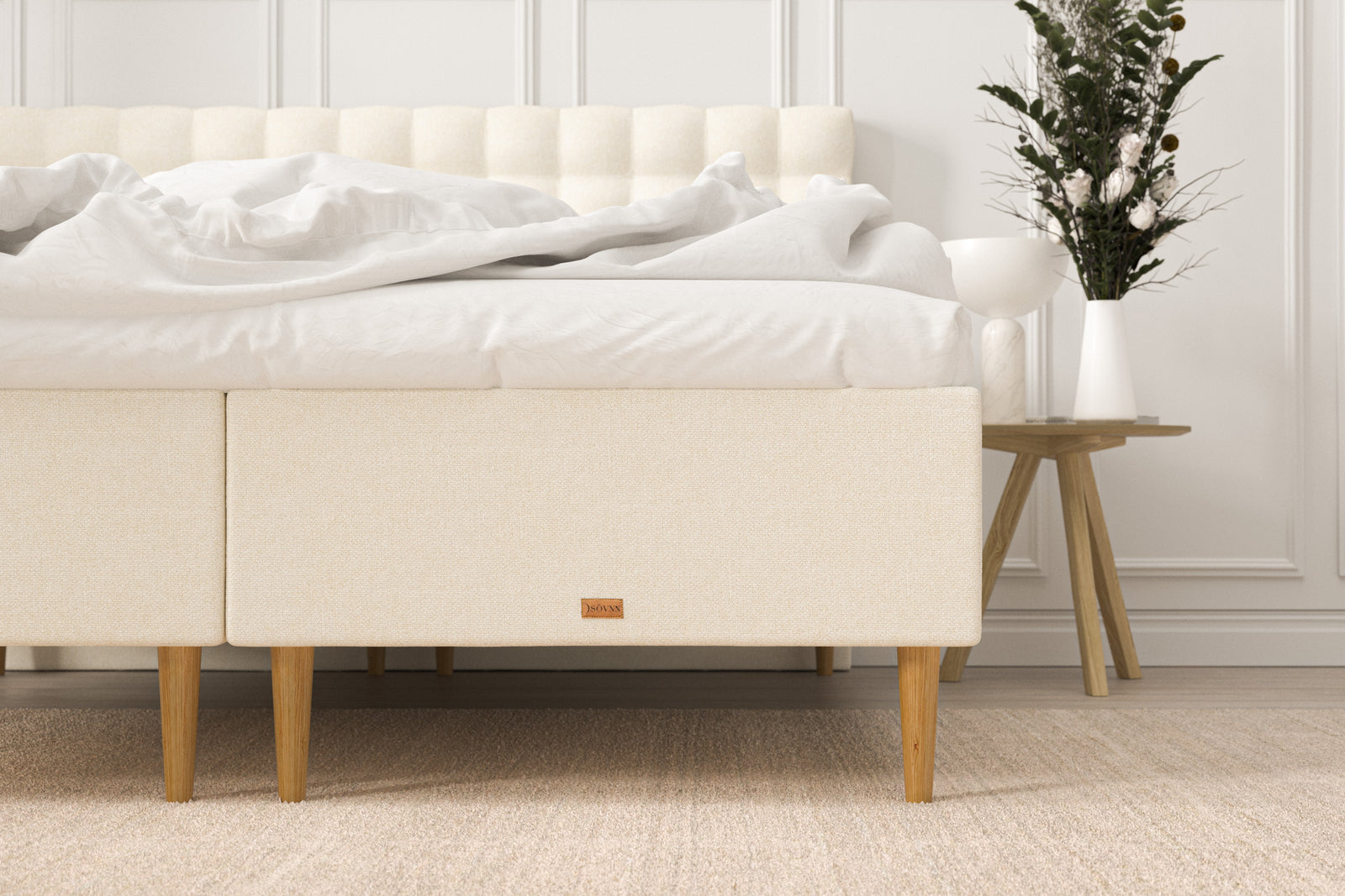 SÖVNN Elite Boxmadras - 180x210 - Lys beige