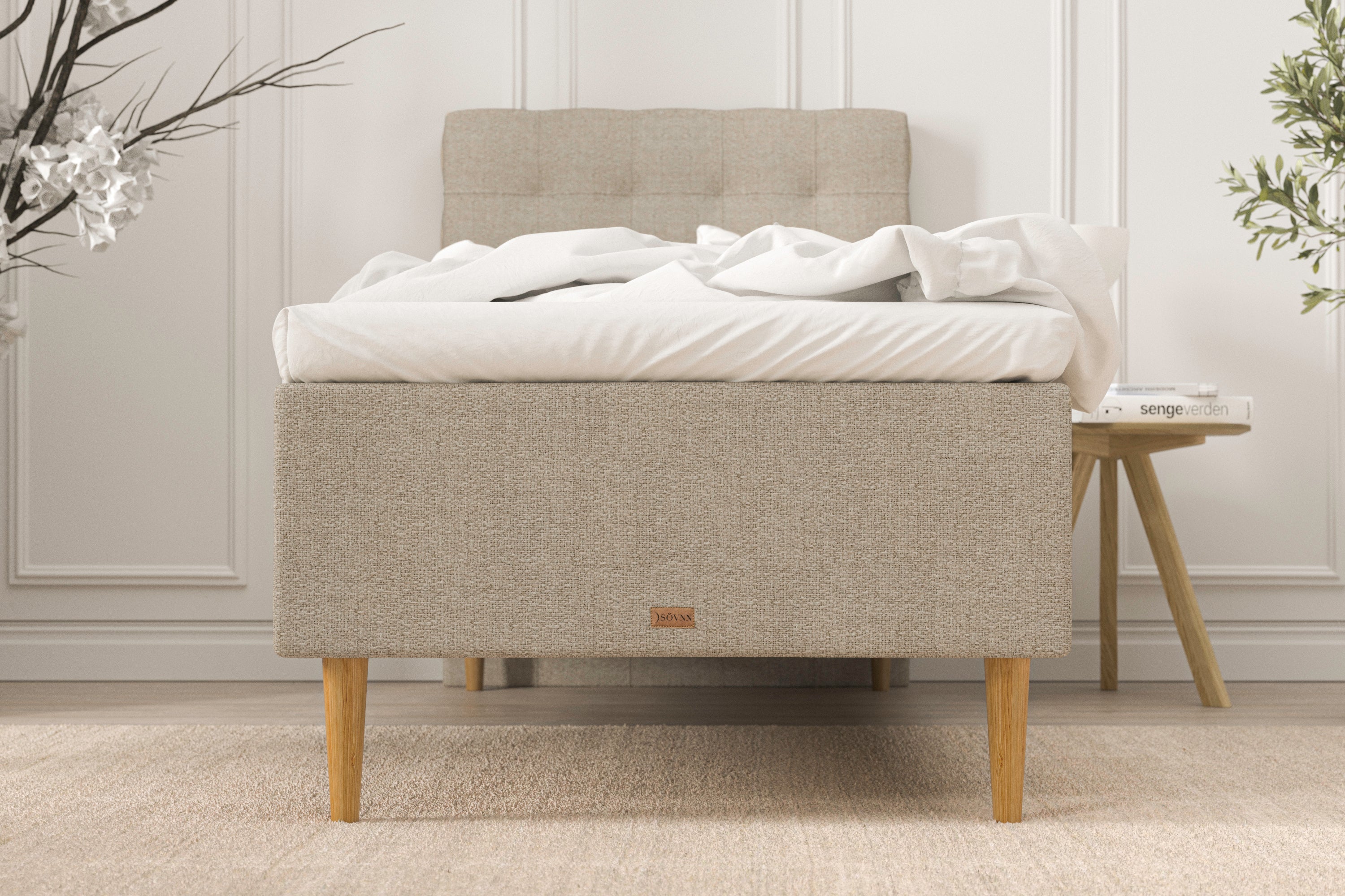 SÖVNN Elite Boxmadras - 90x200 - Sand