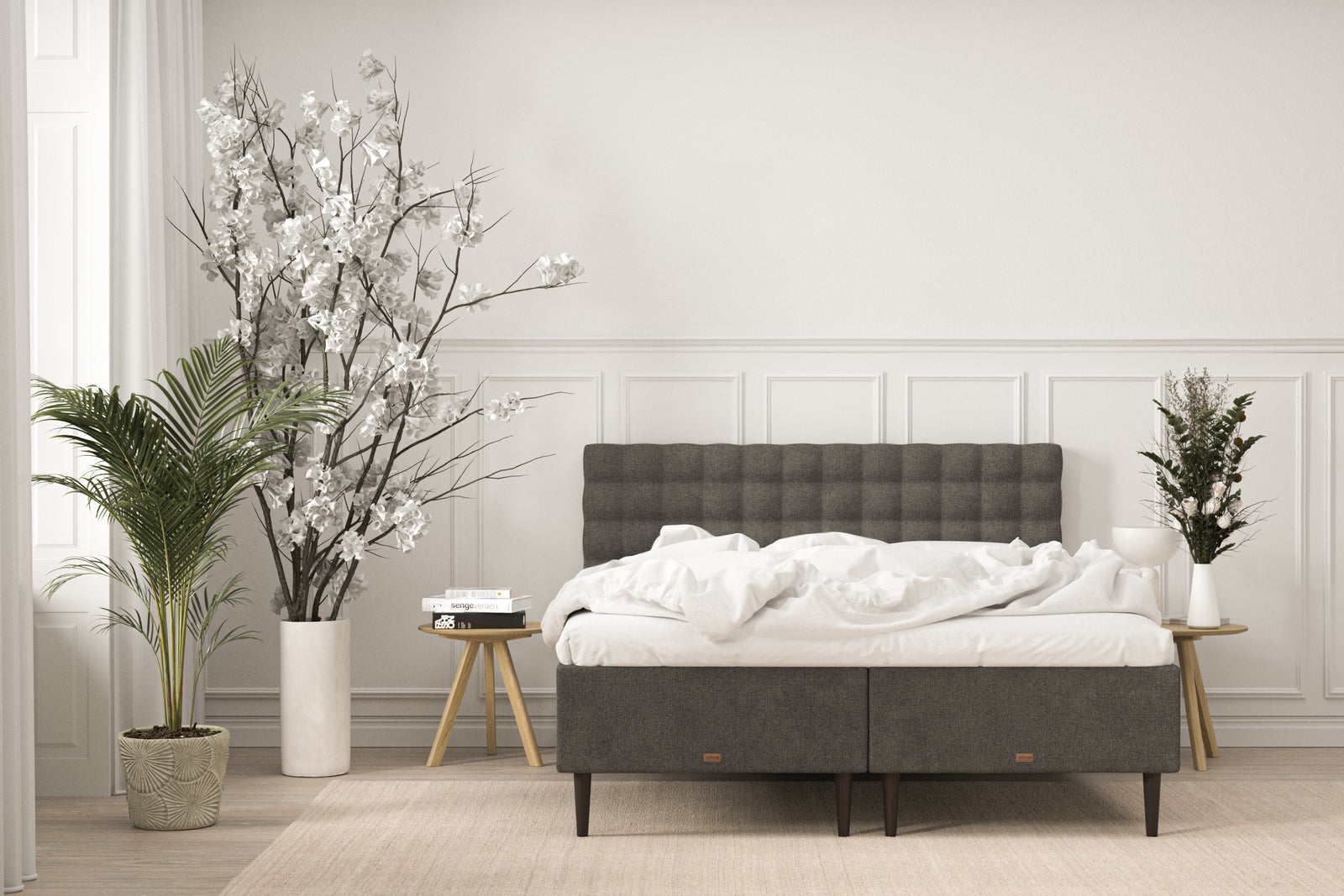 SÖVNN Elite Boxmadras - 160x200 - Grå