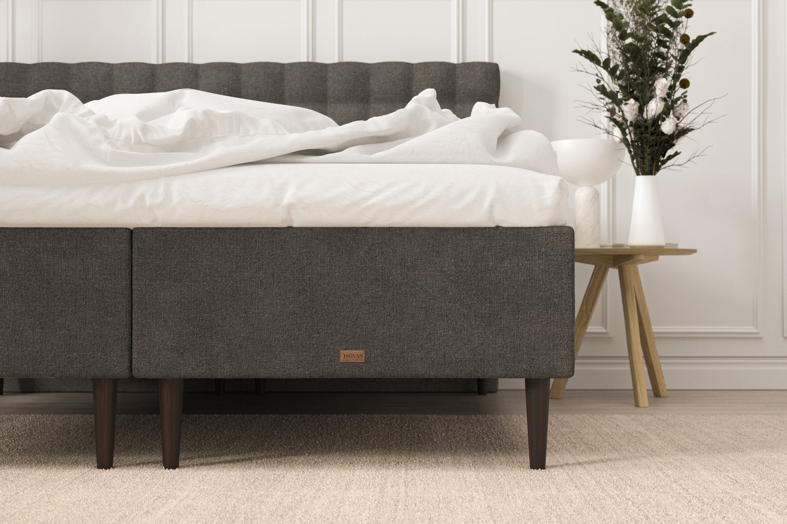 SÖVNN Elite Boxmadras - 140x200 - Grå