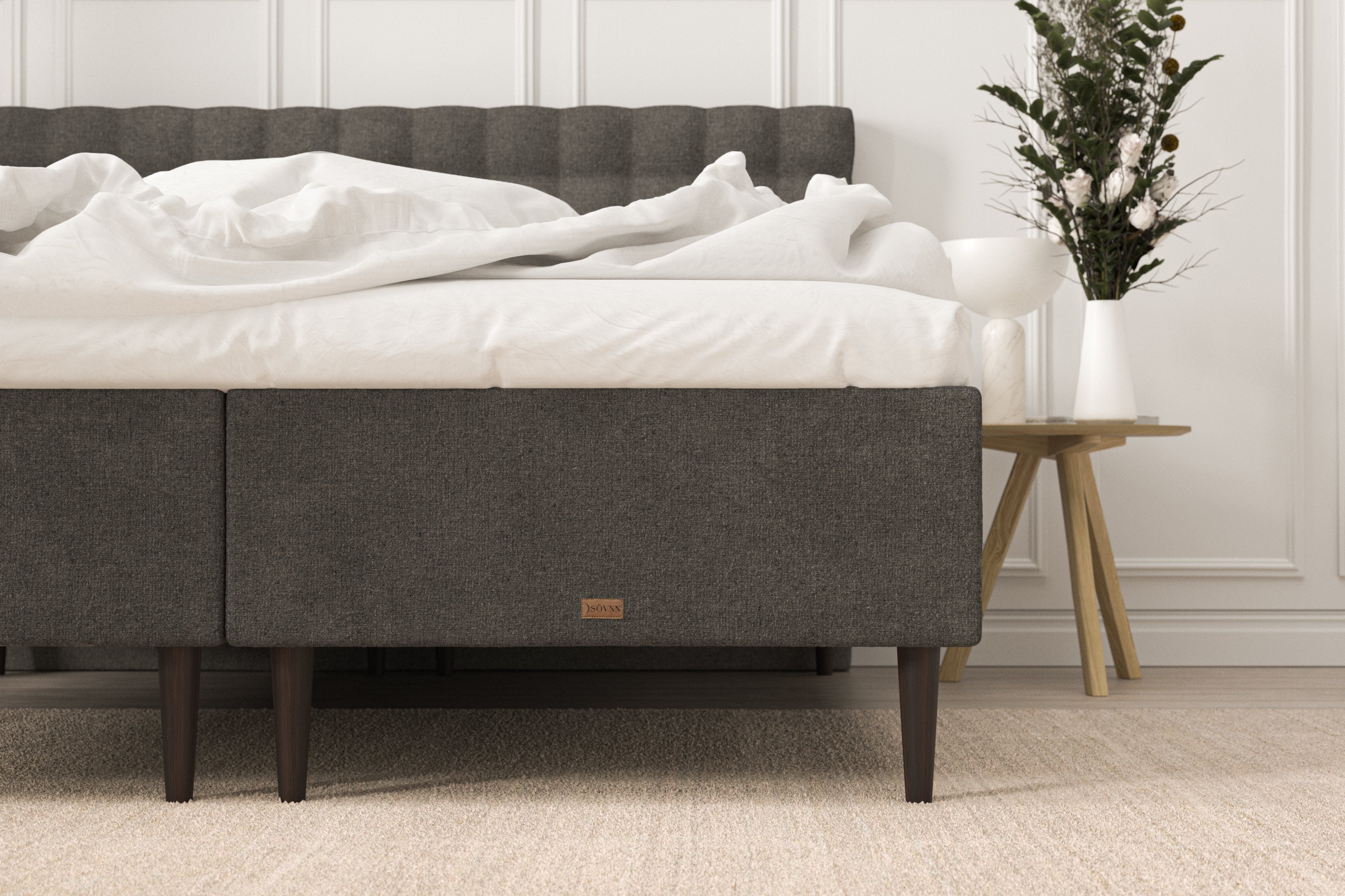 SÖVNN Elite Boxmadras - 140x200 - Grå