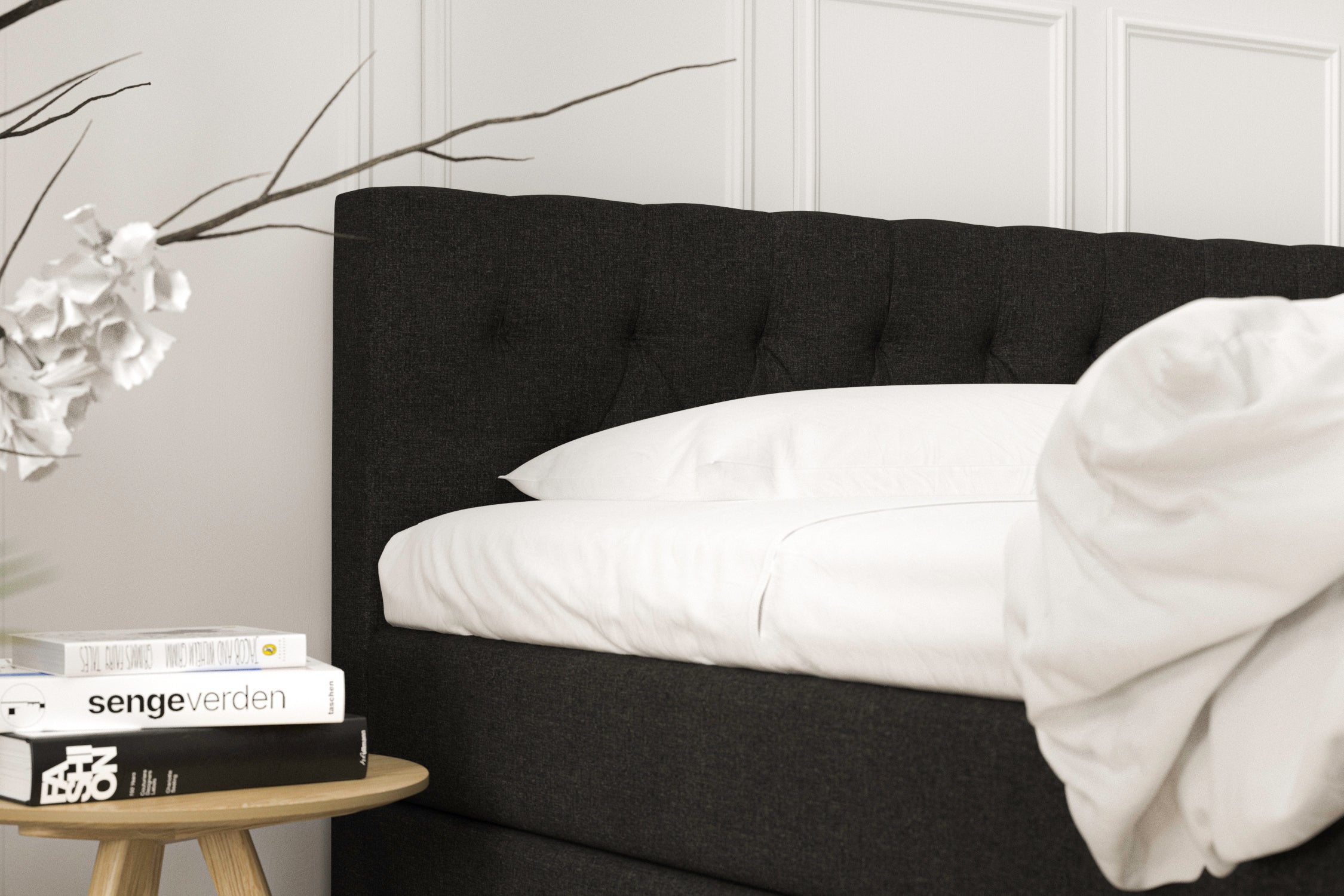 SÖVNN Deluxe Elevationsseng - 90x200 - Sort