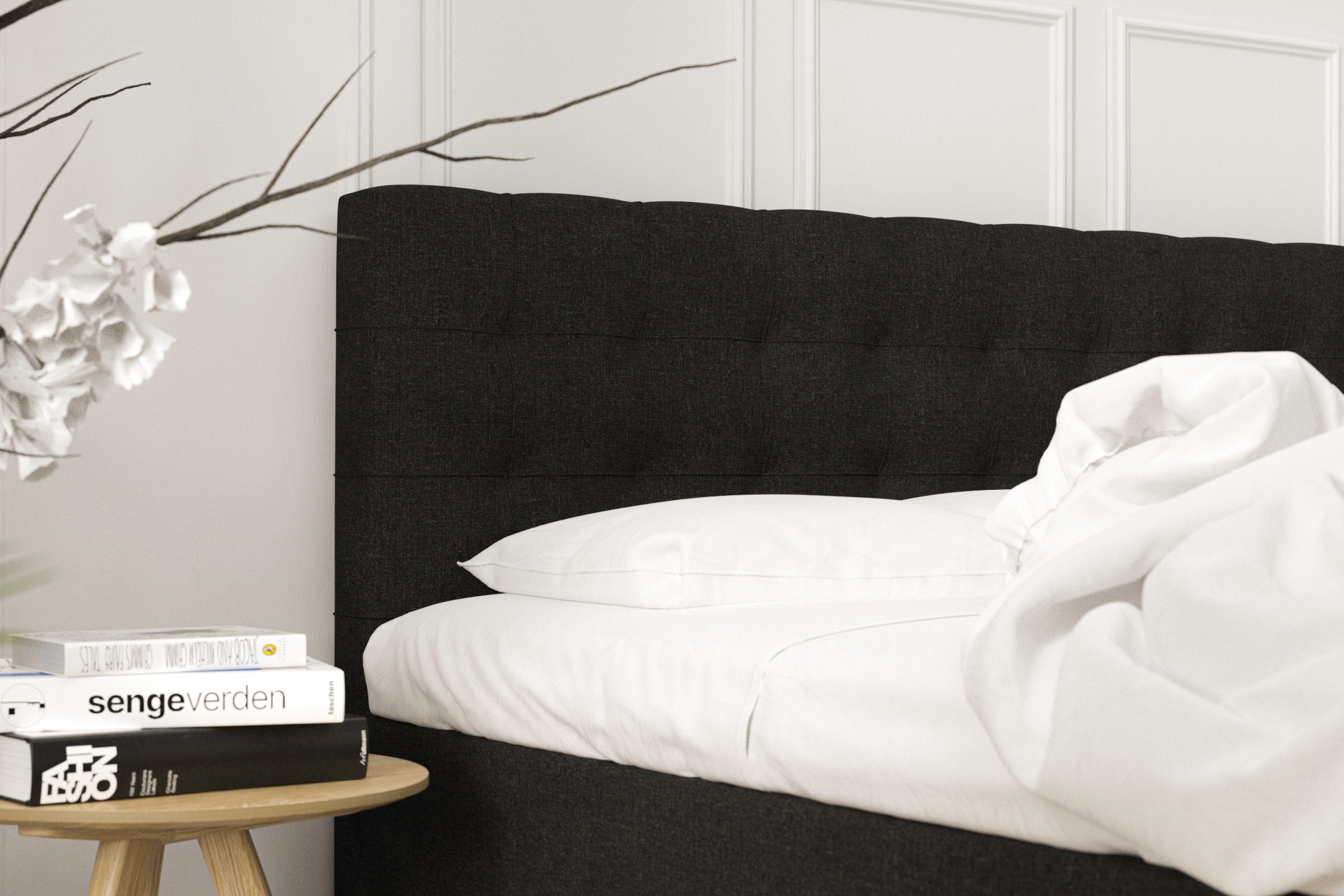 SÖVNN Deluxe Elevationsseng - 90x200 - Sort