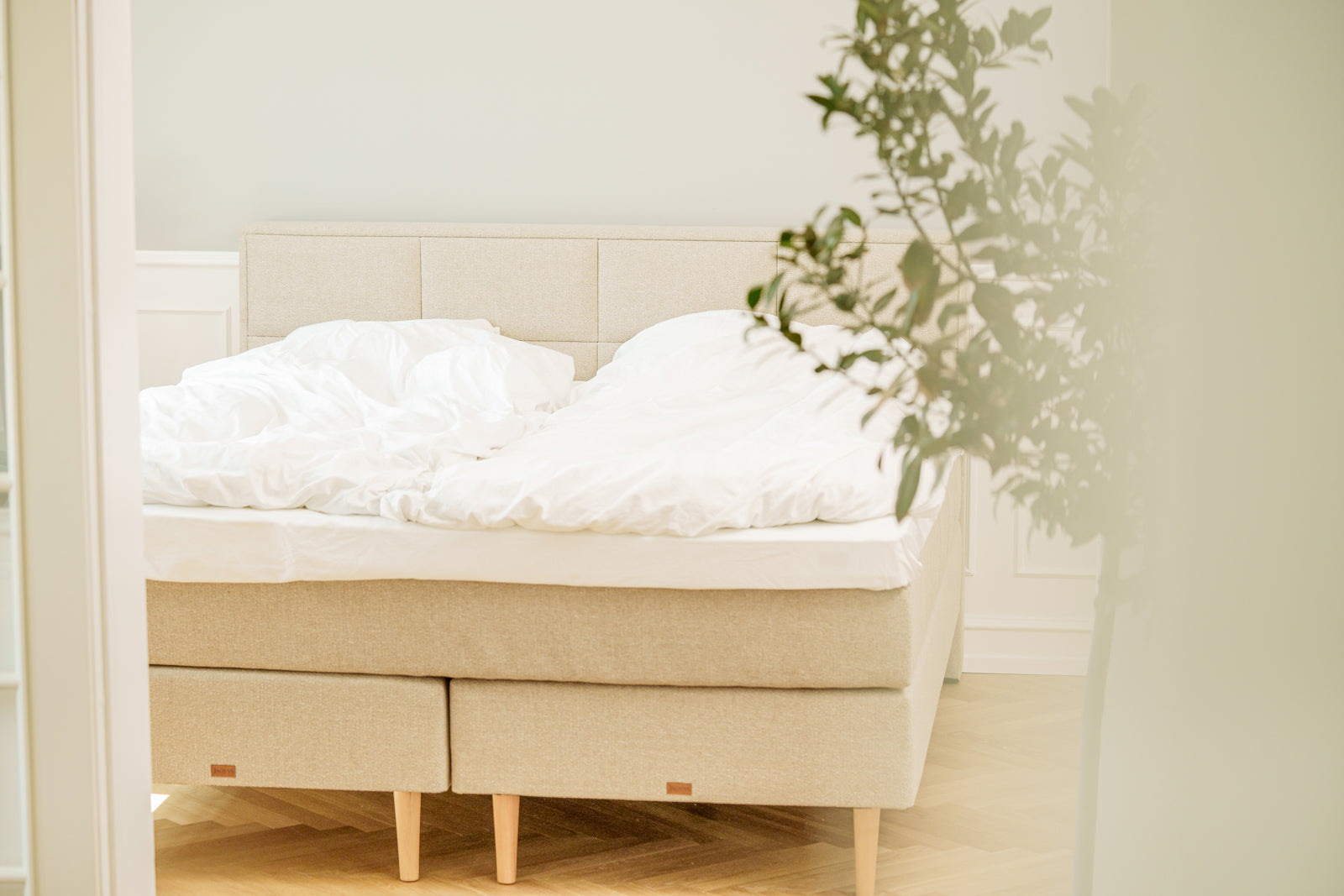 SÖVNN Comfort Kontinentalseng - 90x200 - Sand