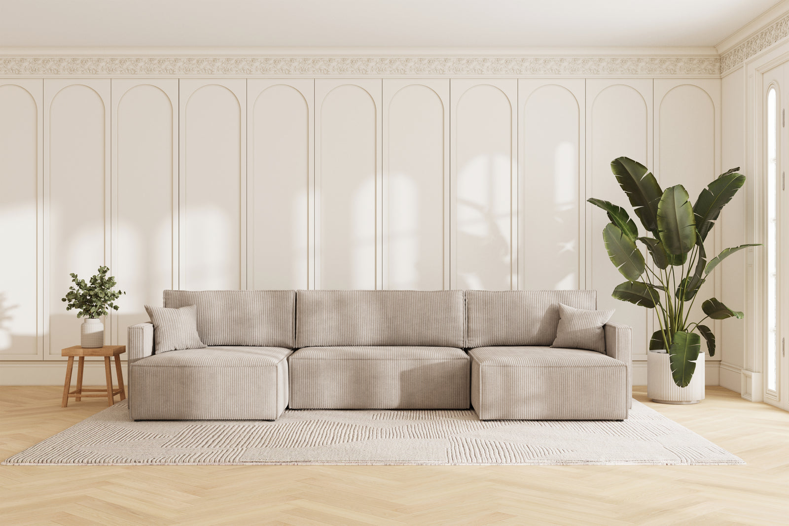 Karlo Sovesofa U XL - Velvet Beige