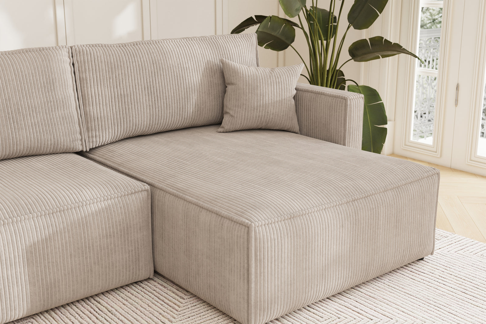Karlo Sovesofa U XL - Velvet Beige