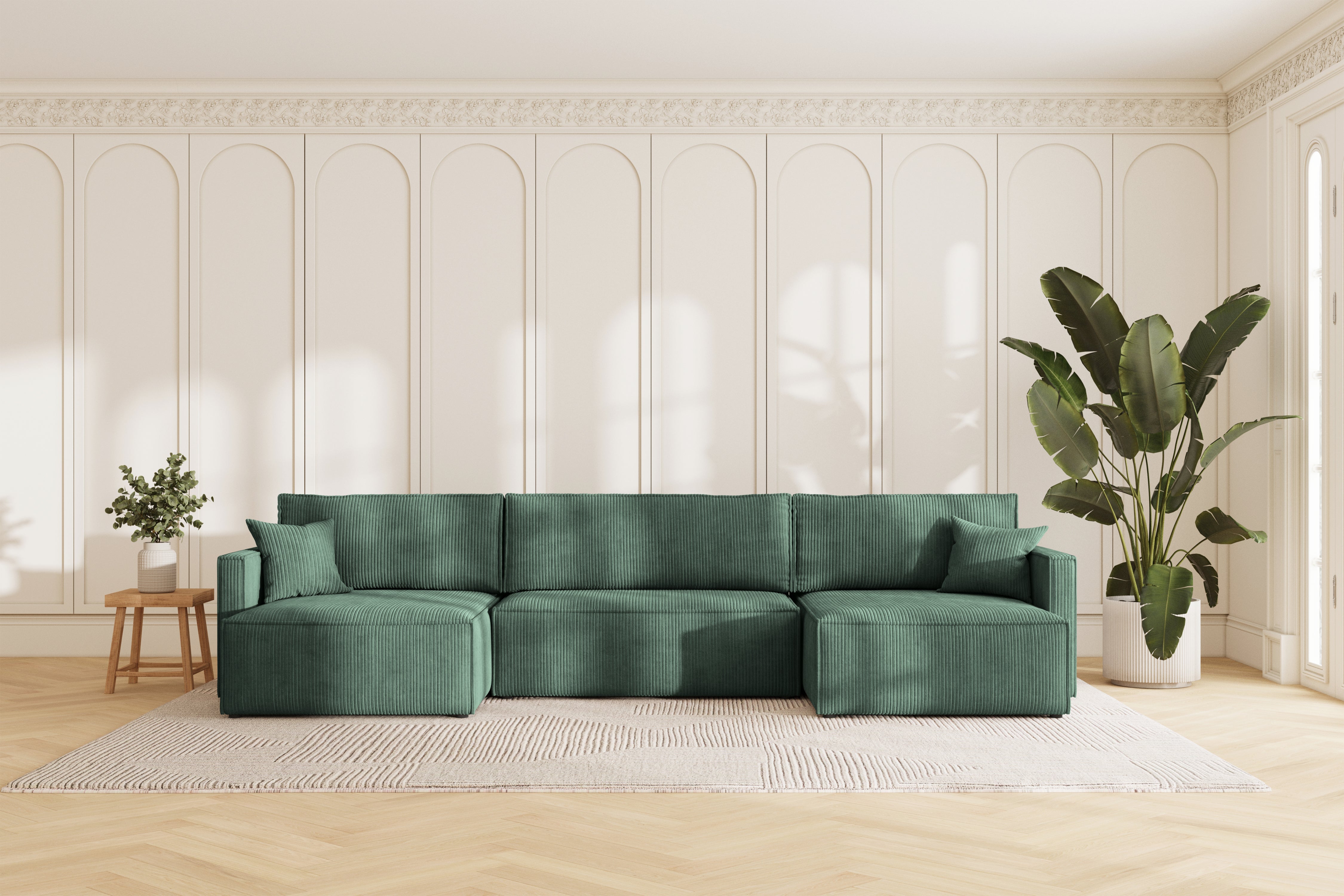 Karlo Sovesofa U XL - Velvet Green