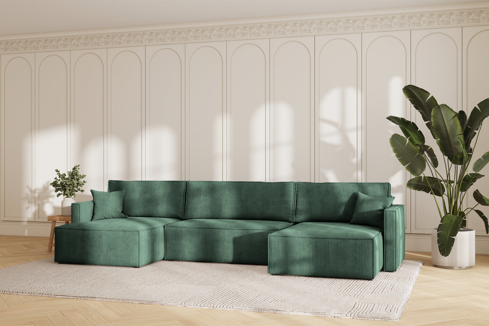 Karlo Sovesofa U XL - Velvet Green