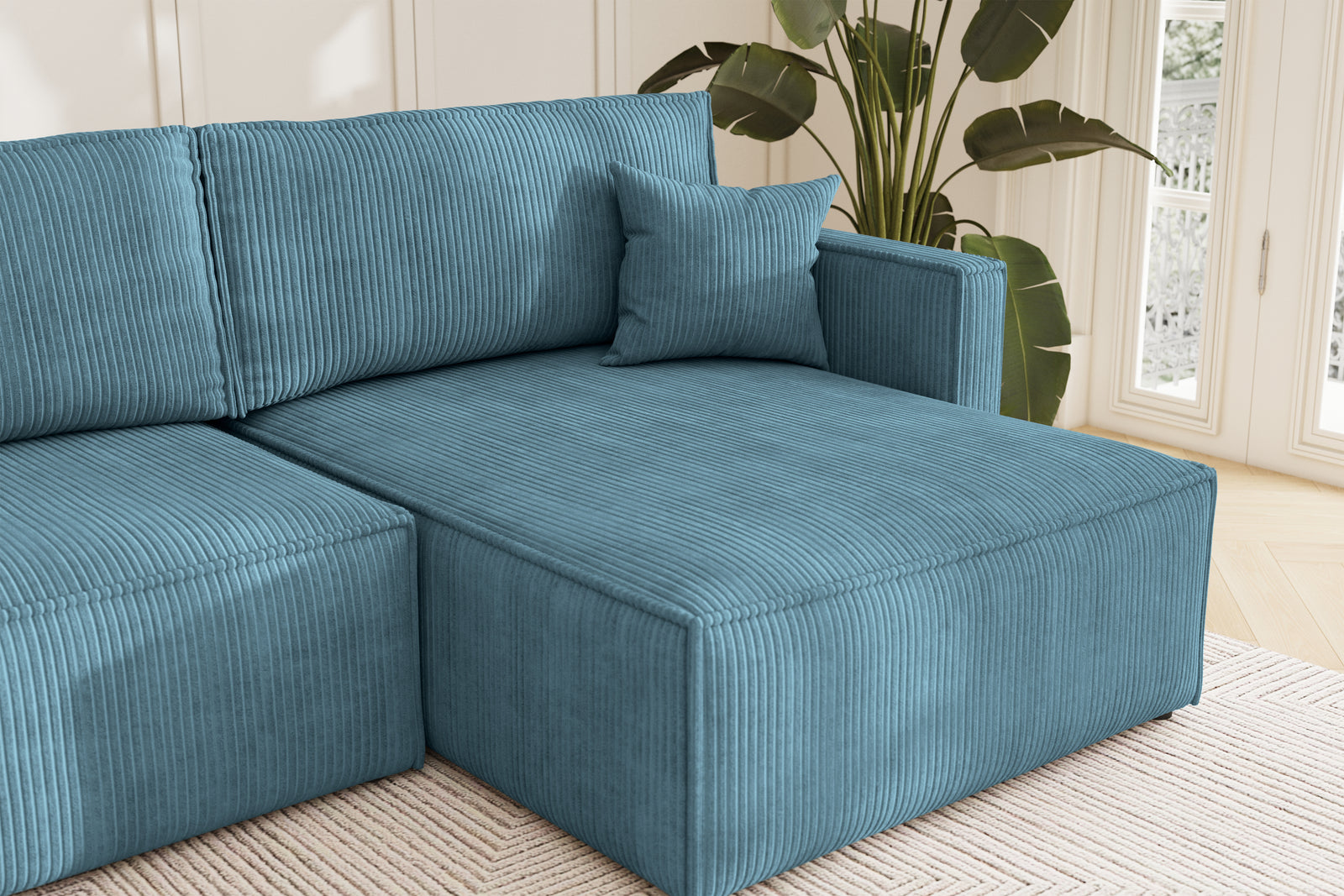 Karlo Sovesofa U XL - Velvet Blue