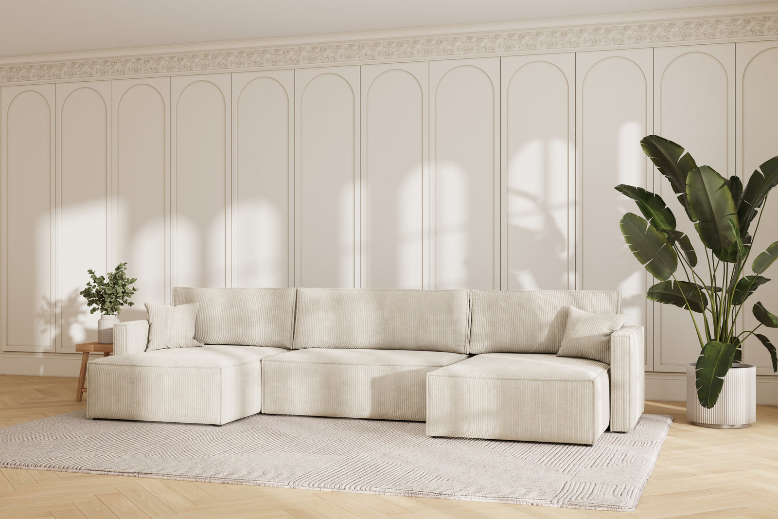 Karlo Sovesofa U XL - Velvet Ivory