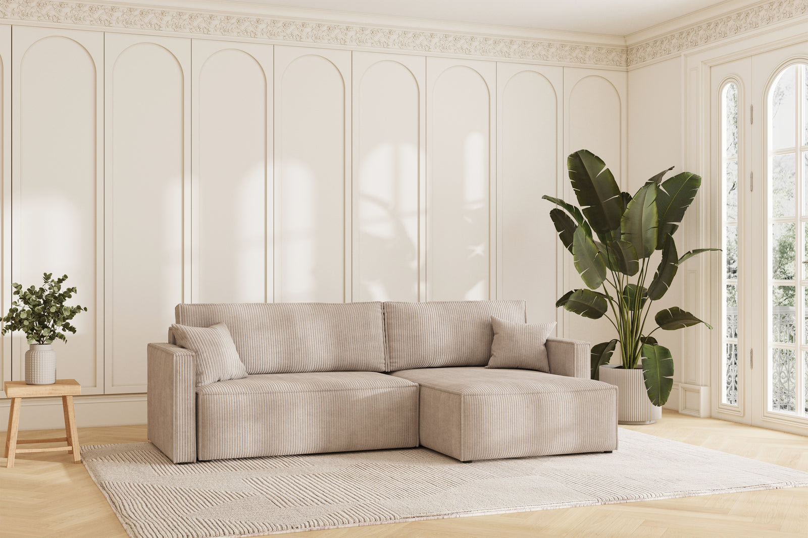 Karlo Sovesofa L XL - Velvet Beige