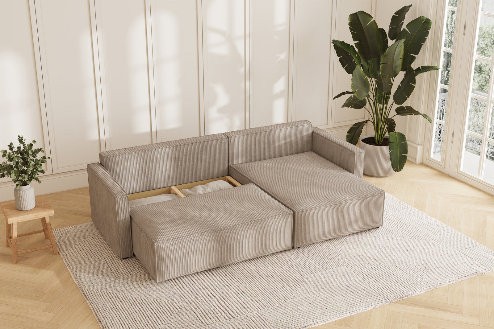 Karlo Sovesofa L XL - Velvet Beige