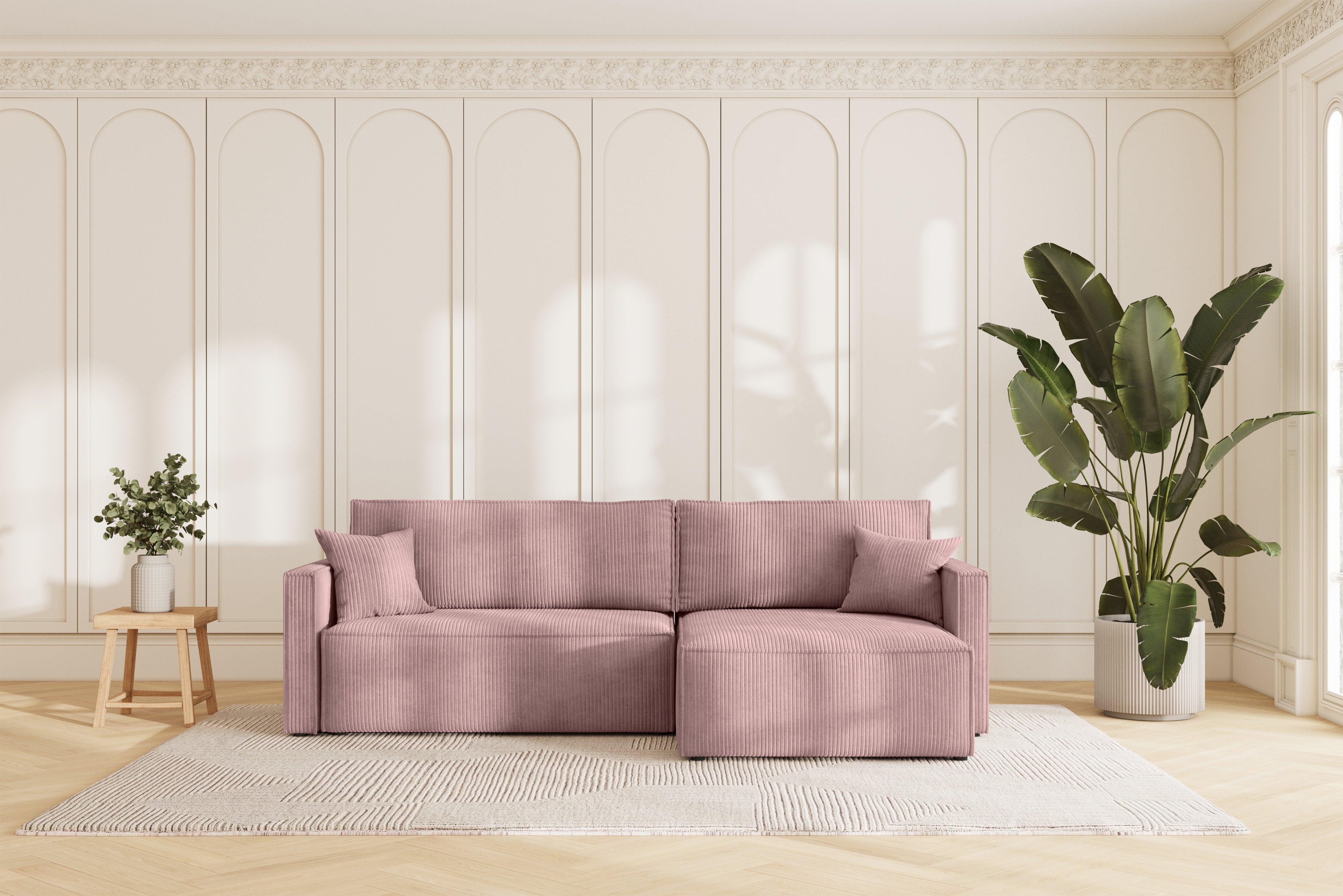 Karlo Sovesofa L XL - Velvet Rose