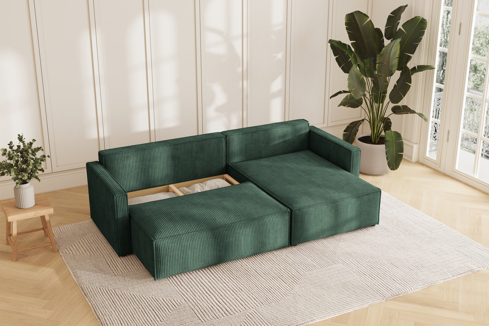 Karlo Sovesofa L XL - Velvet Green
