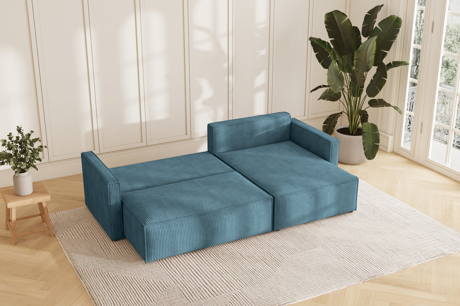 Karlo Sovesofa L XL - Velvet Blue