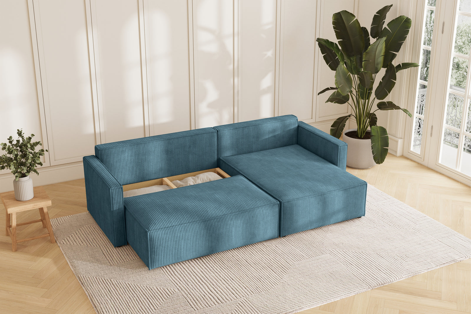 Karlo Sovesofa L XL - Velvet Blue