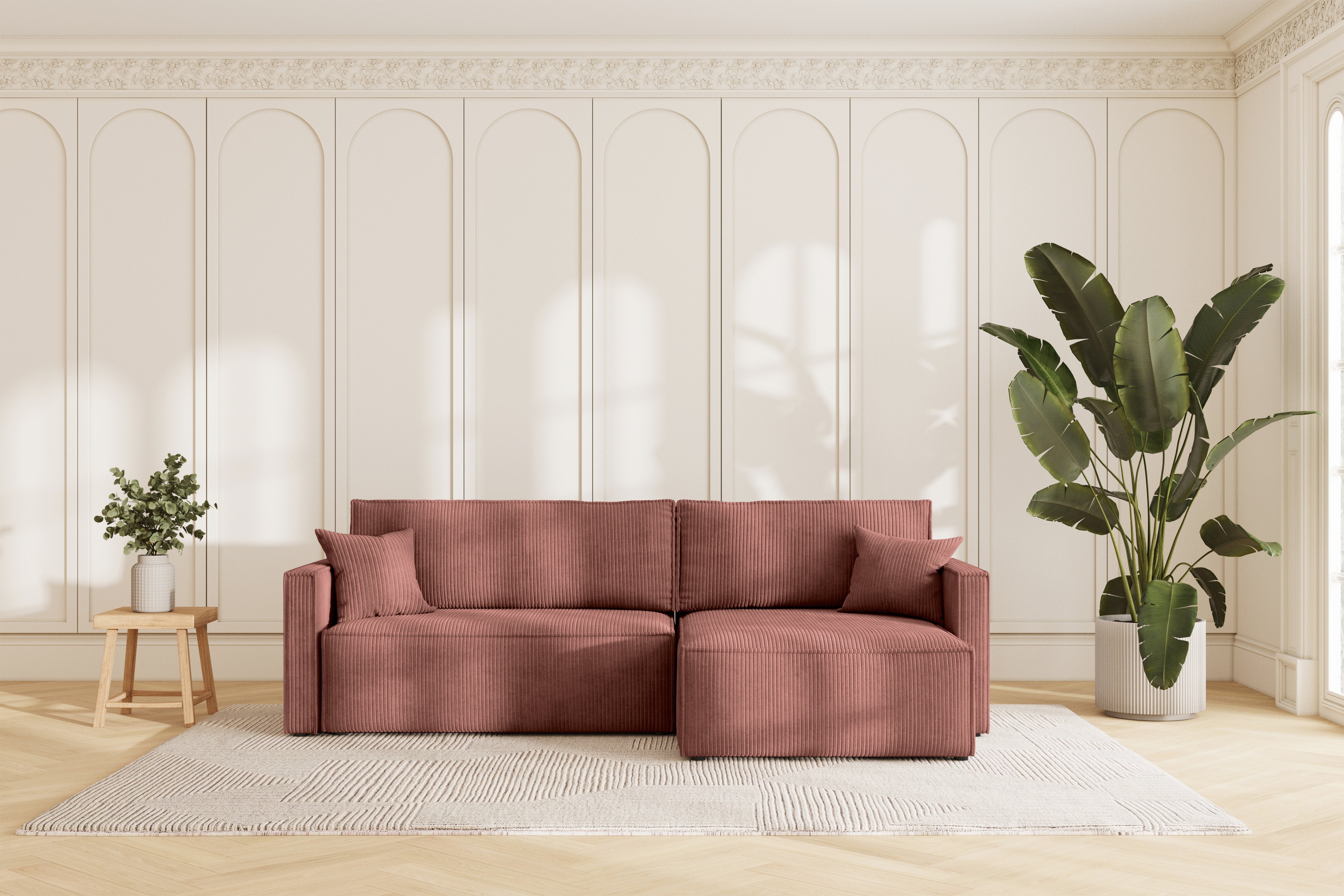 Karlo Sovesofa L XL - Velvet Blush