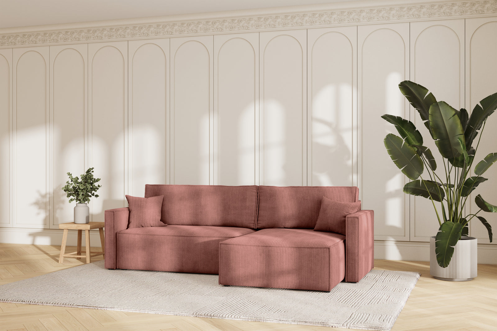 Karlo Sovesofa L XL - Velvet Blush