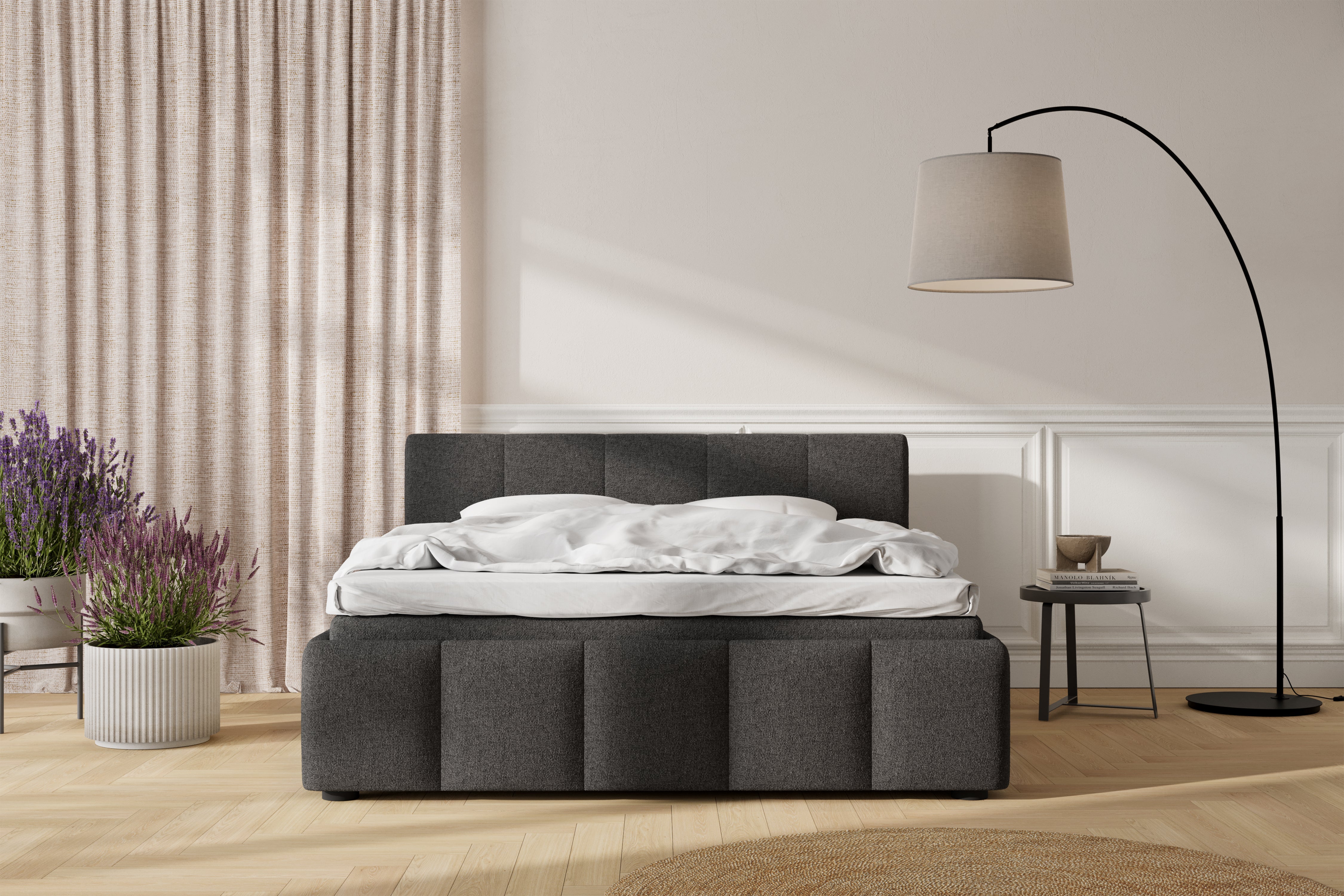 SÖVNN Keva sengeramme - 180x200 - Grå