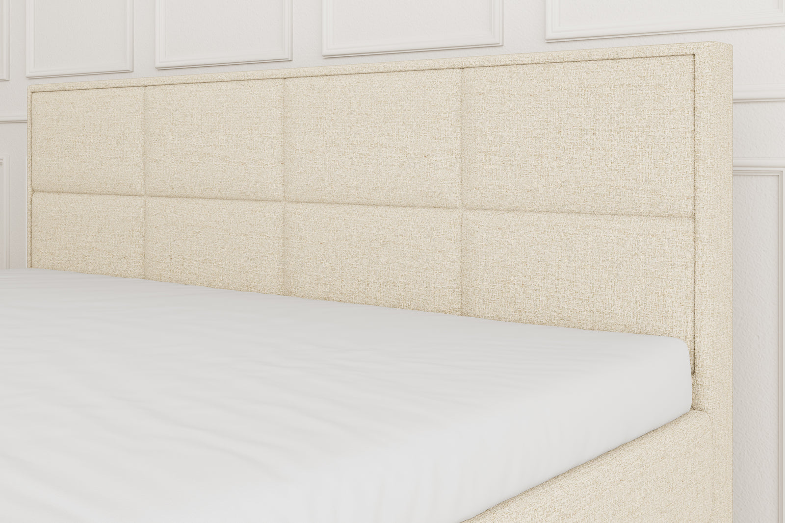 SÖVNN Kopenhagen Sengegavl - Lys beige - 180x110