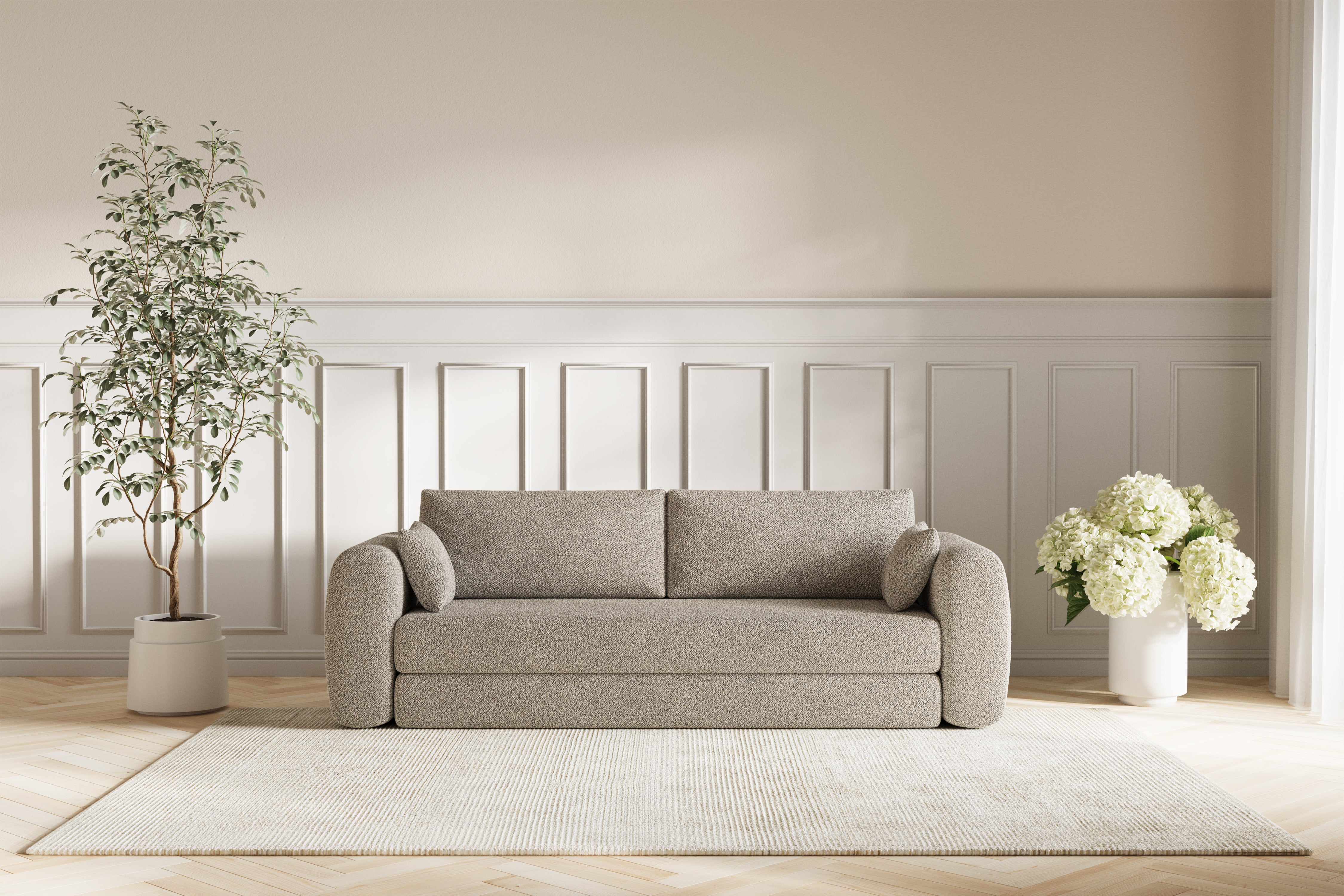 Lea Sovesofa - Bouclé Mokka