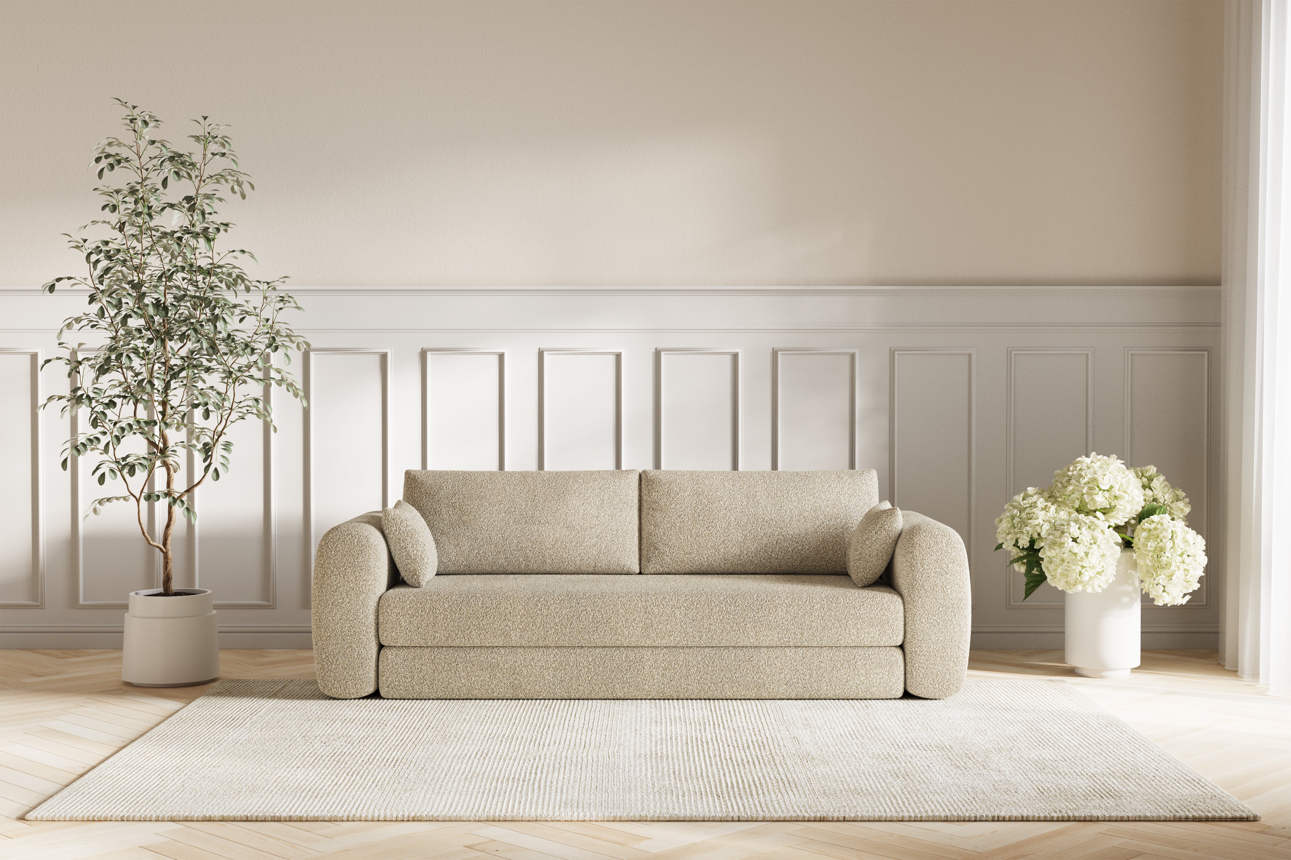 Lea Sovesofa - Bouclé Sand