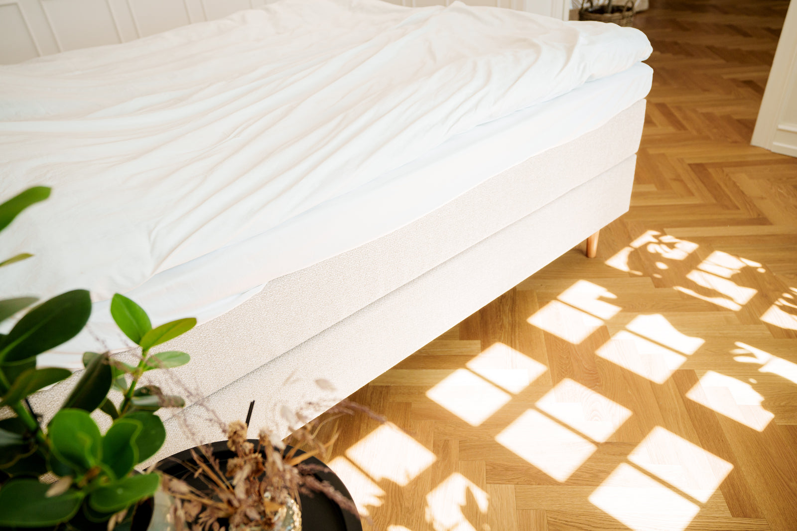 SÖVNN Comfort Kontinentalseng - 90x200 - Lys Beige