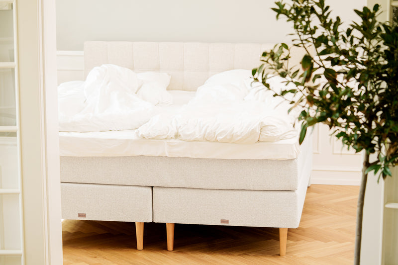 SÖVNN Comfort Kontinentalseng - 90x200 - Lys Beige