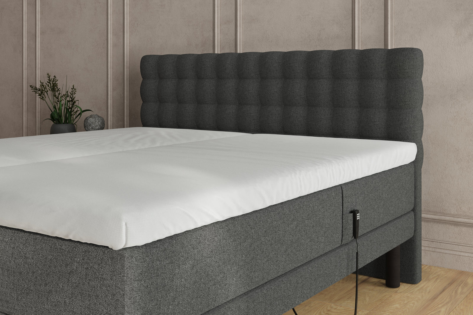 SÖVNN Naja Elevationsseng - 180x210 - Grå