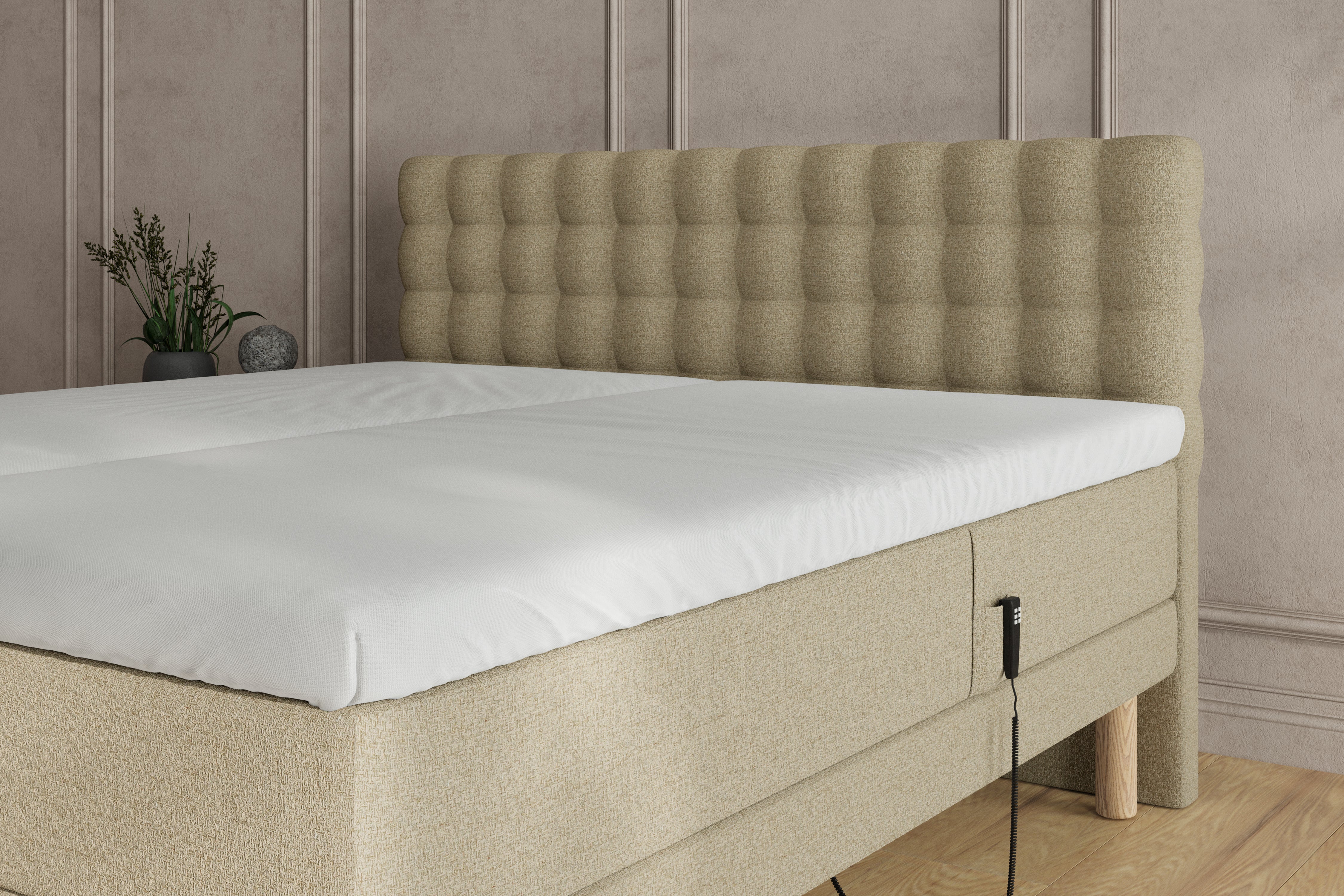 SÖVNN Naja Elevationsseng - 180x200 - Sand