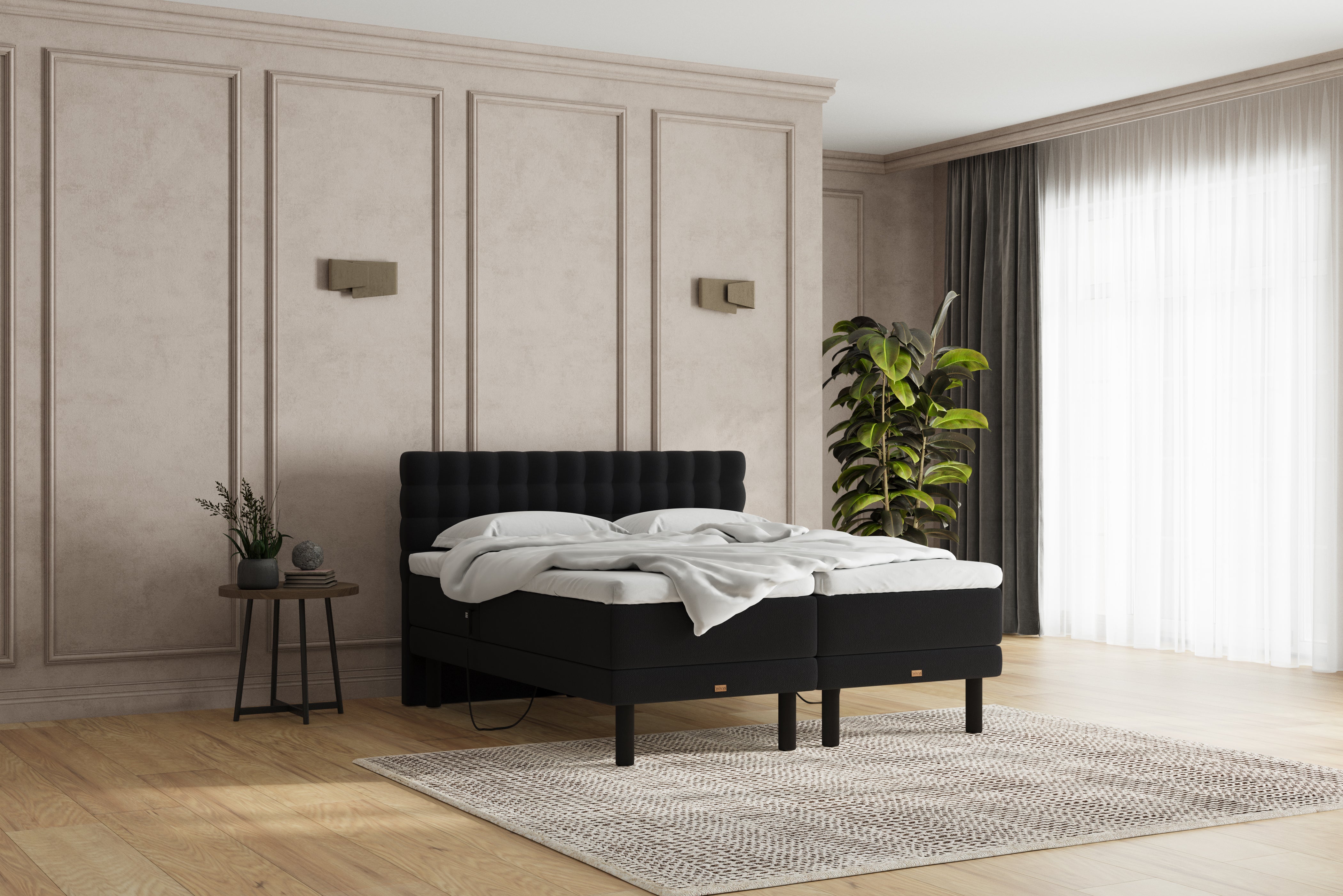 SÖVNN Naja Elevationsseng - 180x200 - Sort