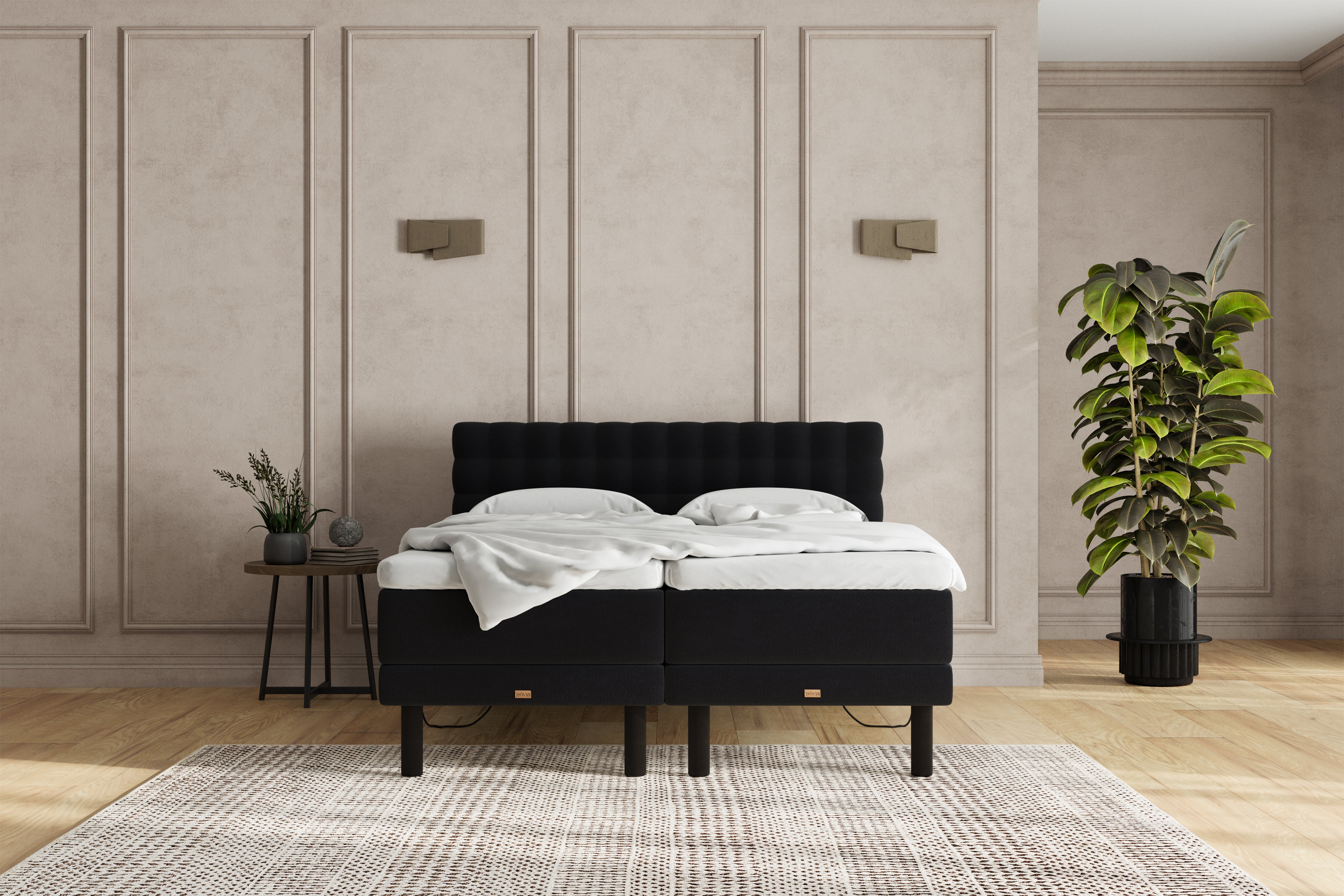 SÖVNN Naja Elevationsseng - 180x200 - Sort