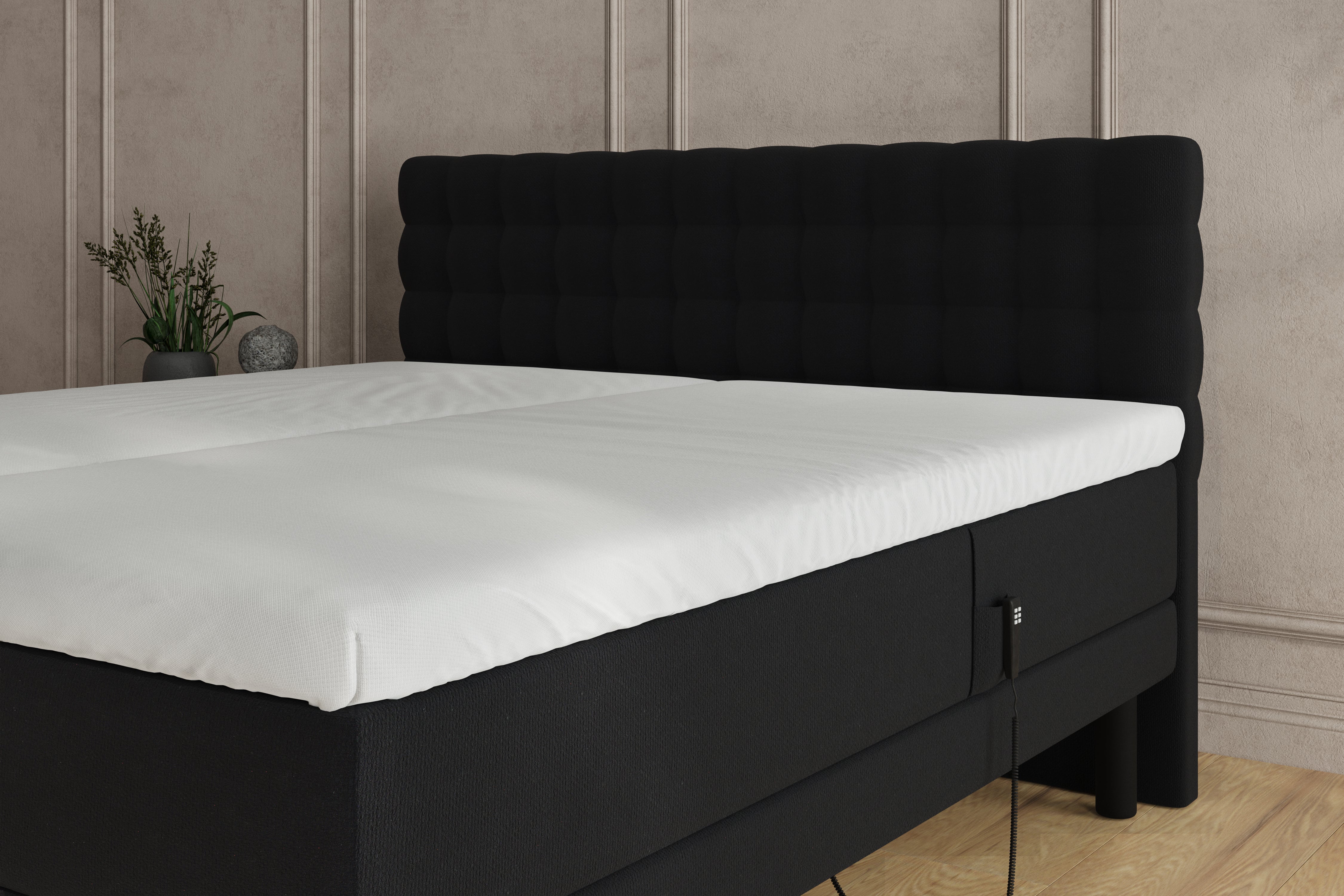 SÖVNN Naja Elevationsseng - 180x200 - Sort