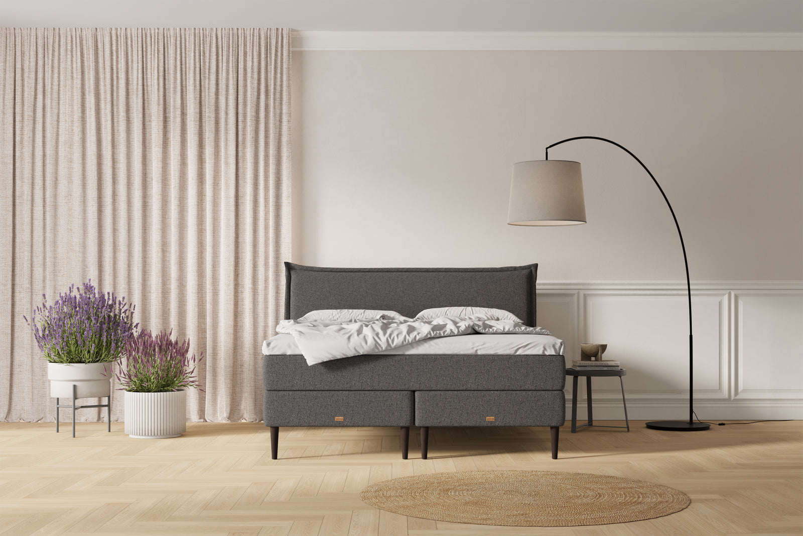 SÖVNN Nala Kontinentalseng - 90x200 - Grå