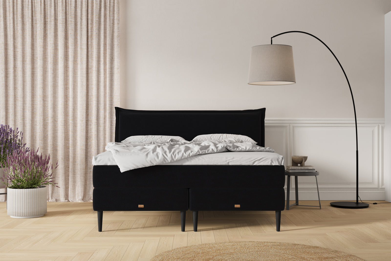 SÖVNN Nala Kontinentalseng - 180x200 - Sort