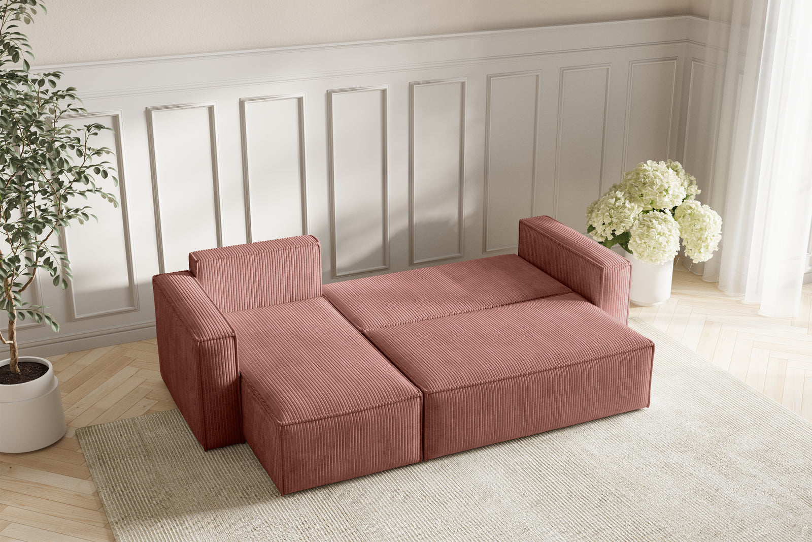 Neo Sovesofa L - Velvet Blush