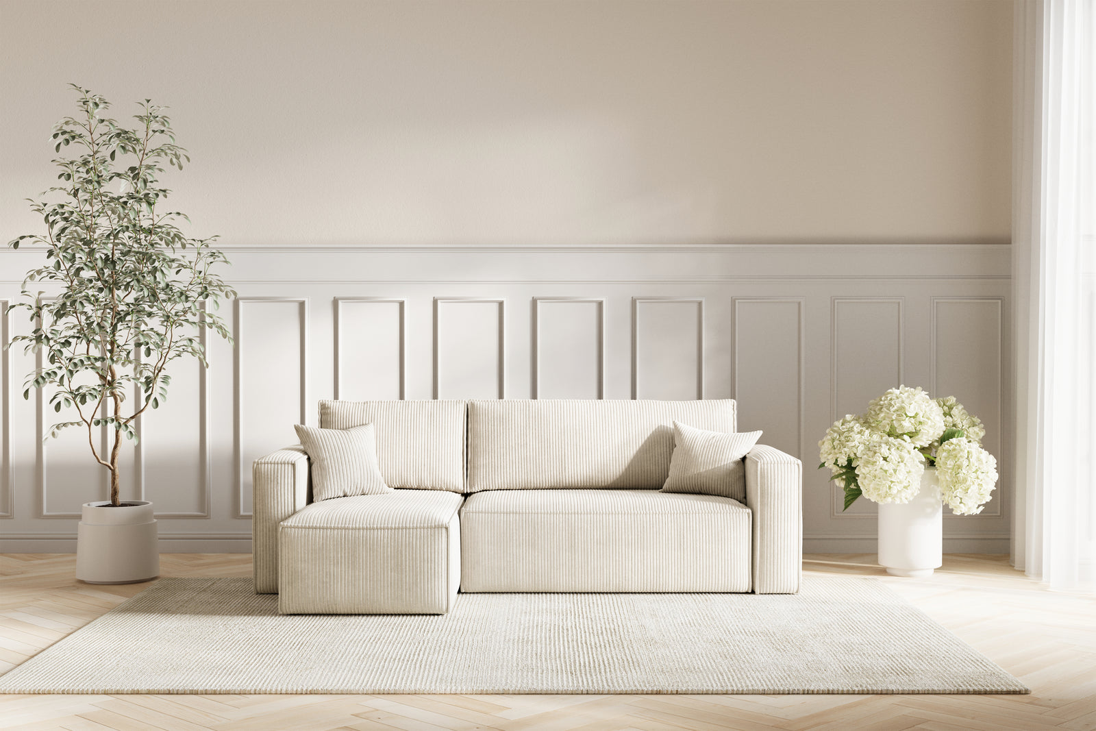 Neo Sovesofa L - Velvet Ivory