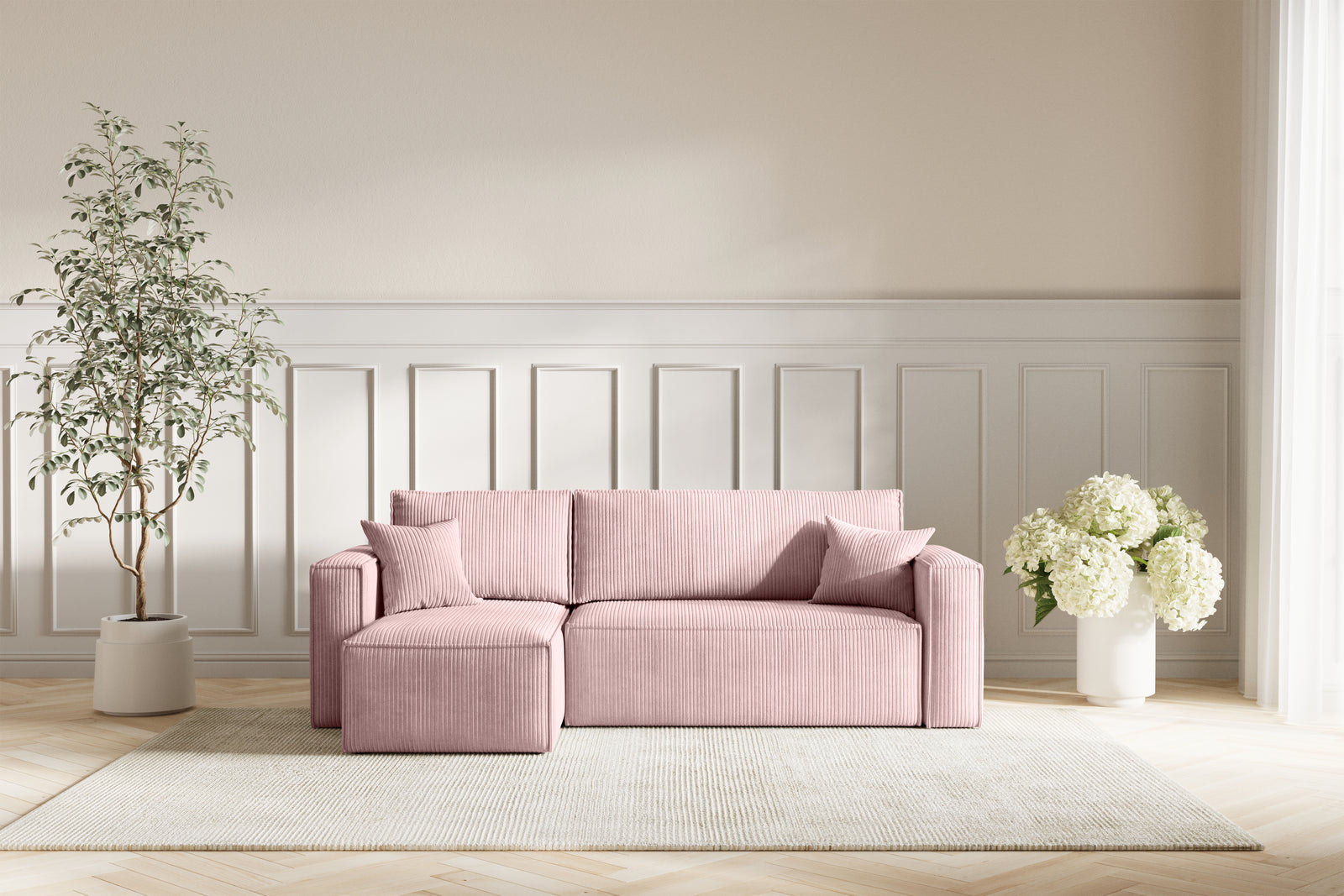 Neo Sovesofa L - Velvet Rose