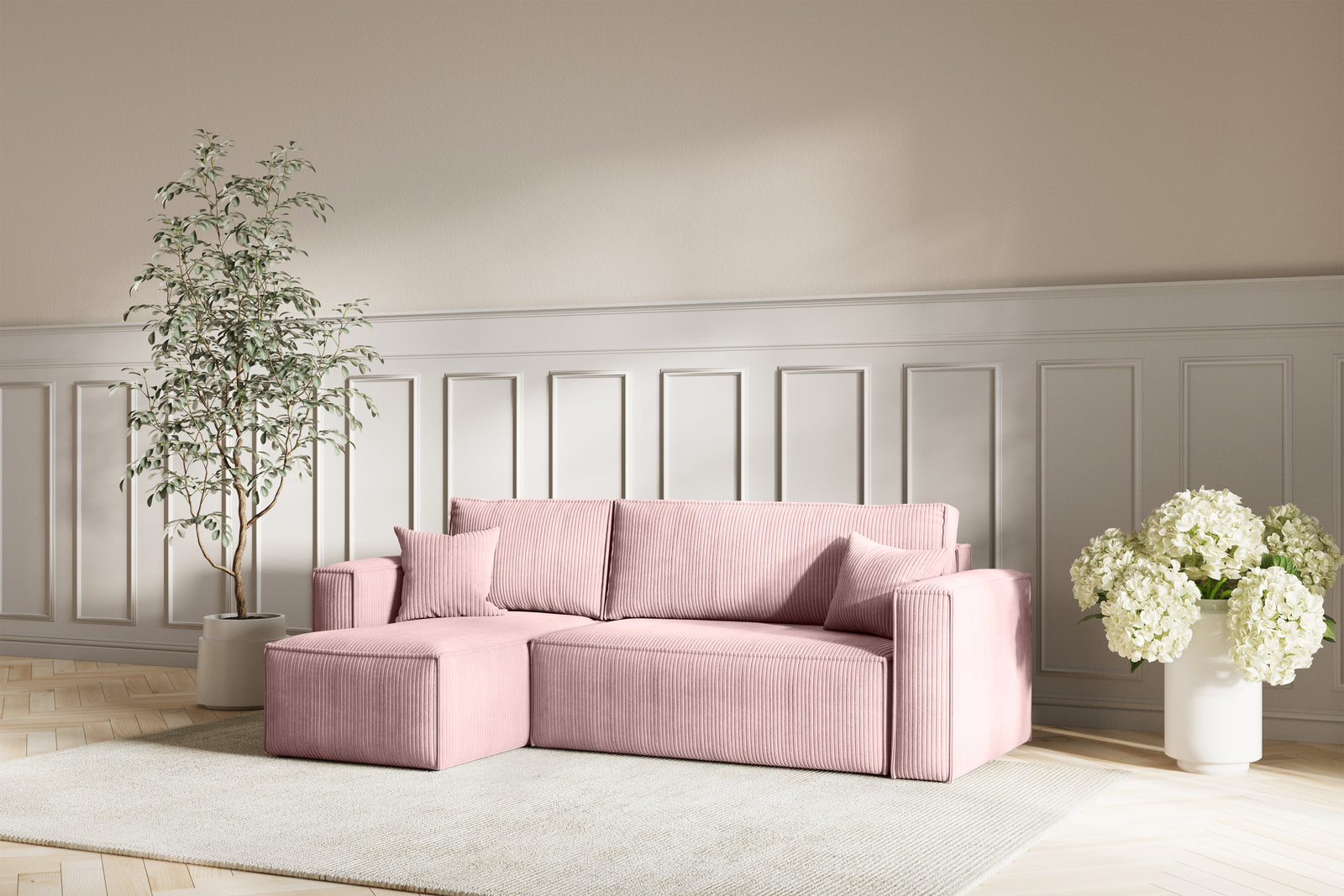 Neo Sovesofa L - Velvet Rose