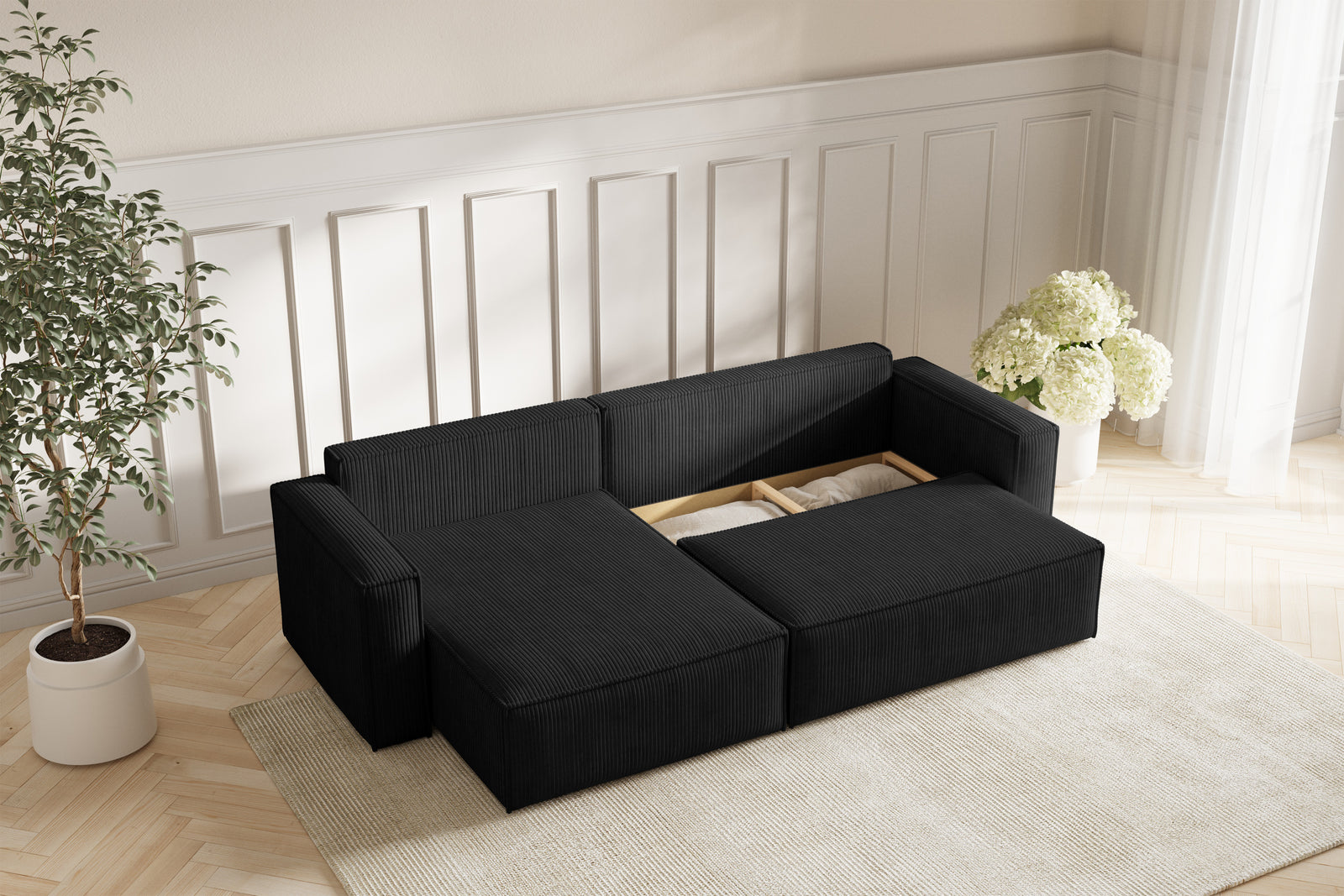Neo Sovesofa L XL- Velvet Black