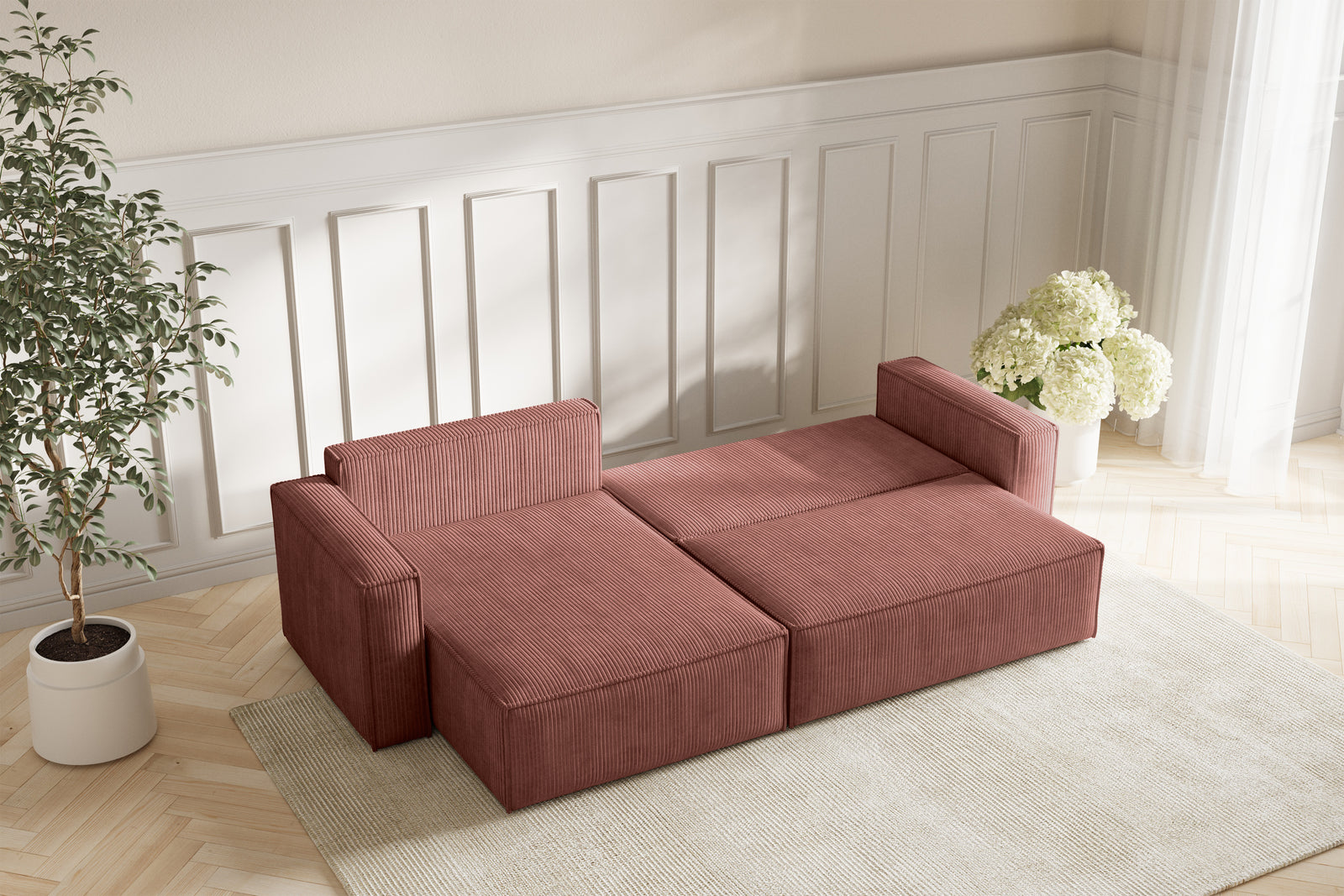 Neo Sovesofa L XL- Velvet Blush