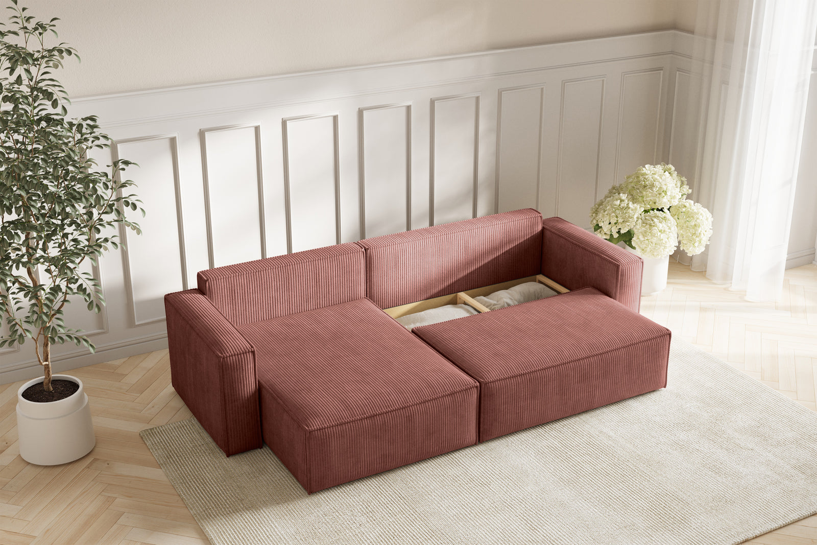 Neo Sovesofa L XL- Velvet Blush
