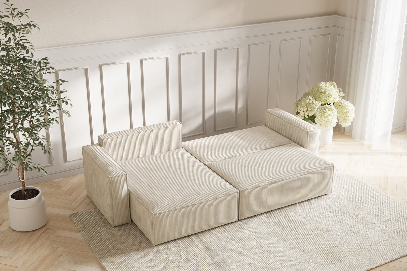 Neo Sovesofa L XL- Velvet Ivory