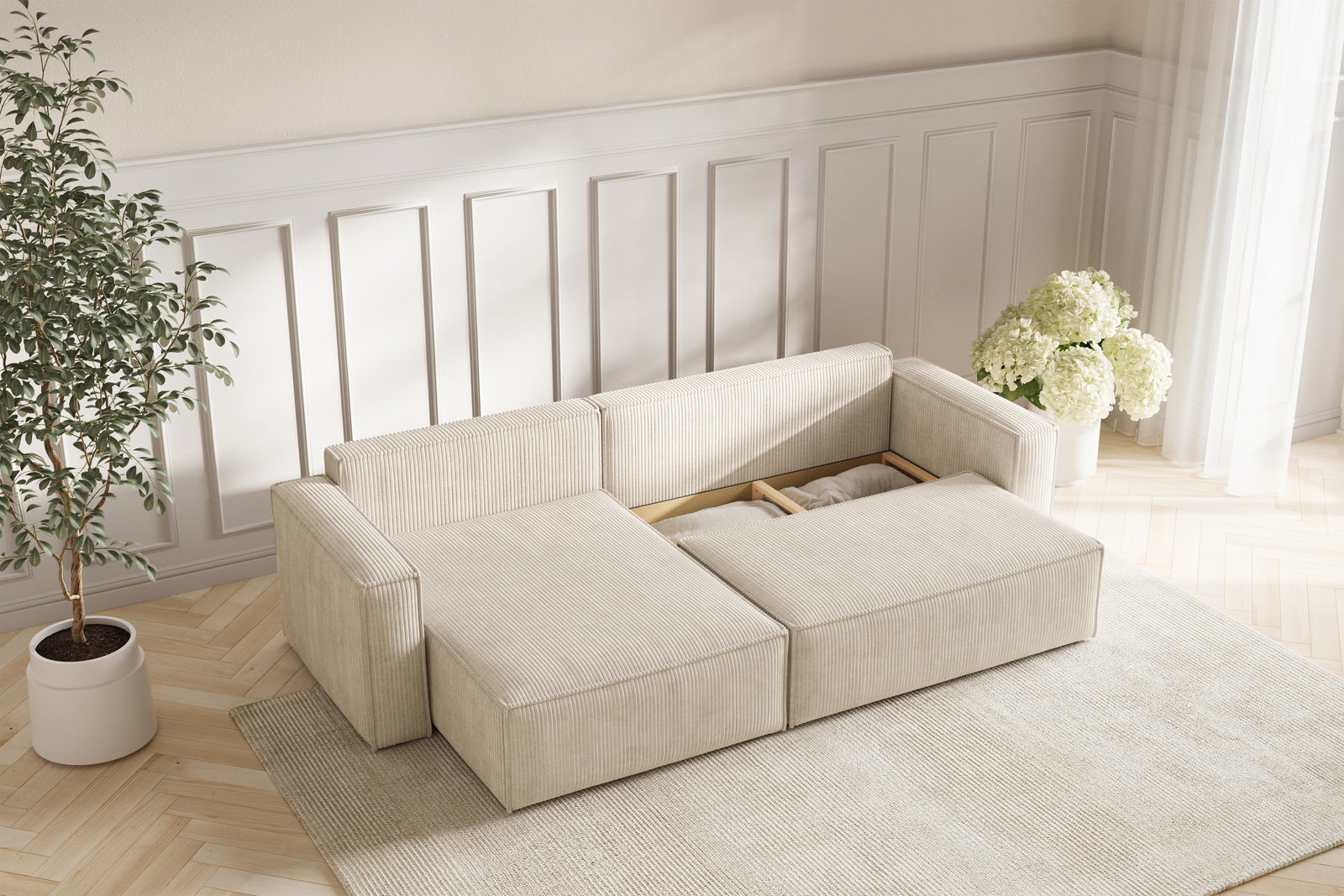 Neo Sovesofa L XL- Velvet Ivory