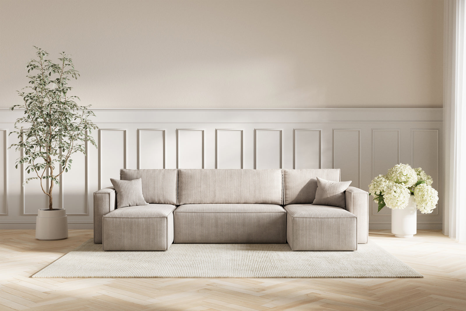 Neo Sovesofa U - Velvet Beige