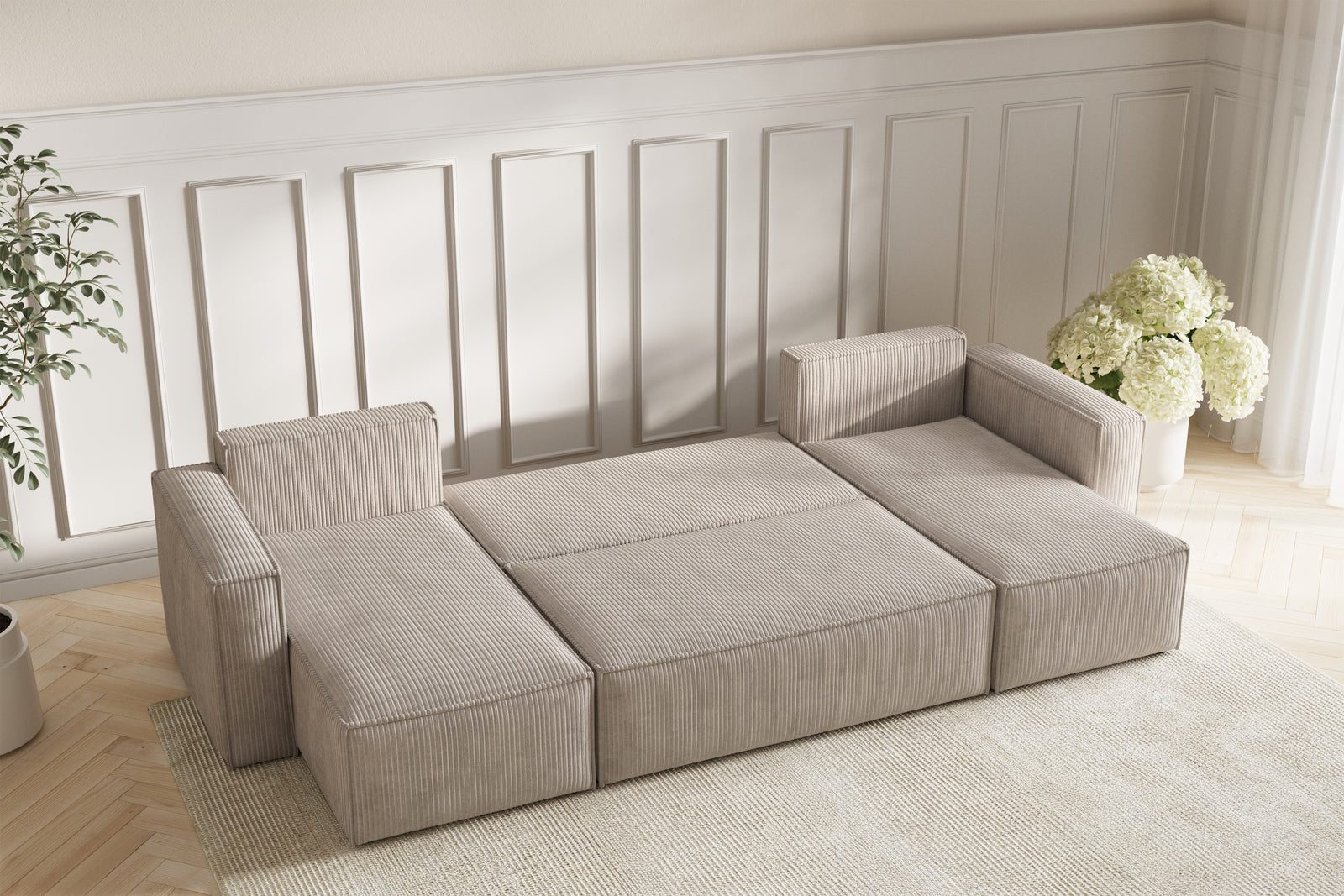 Neo Sovesofa U - Velvet Beige
